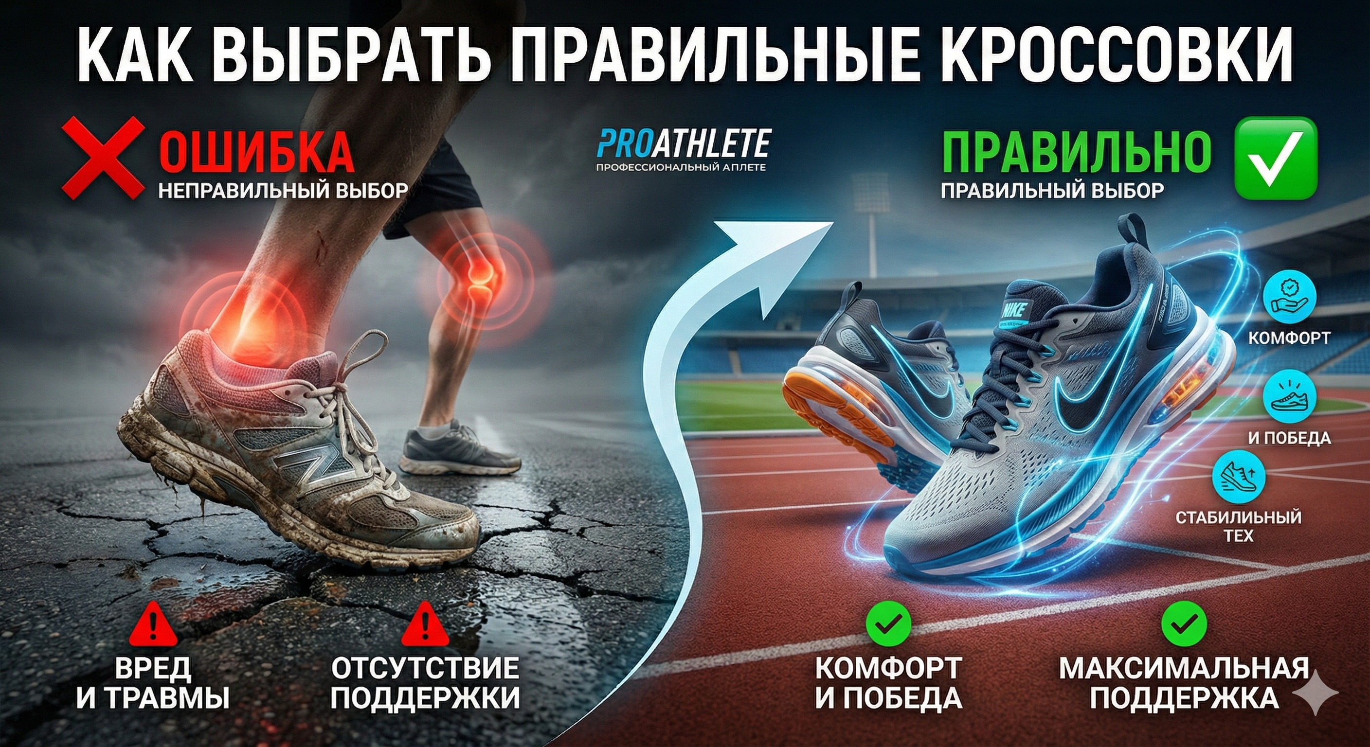 Как выбрать правильные кроссовки
