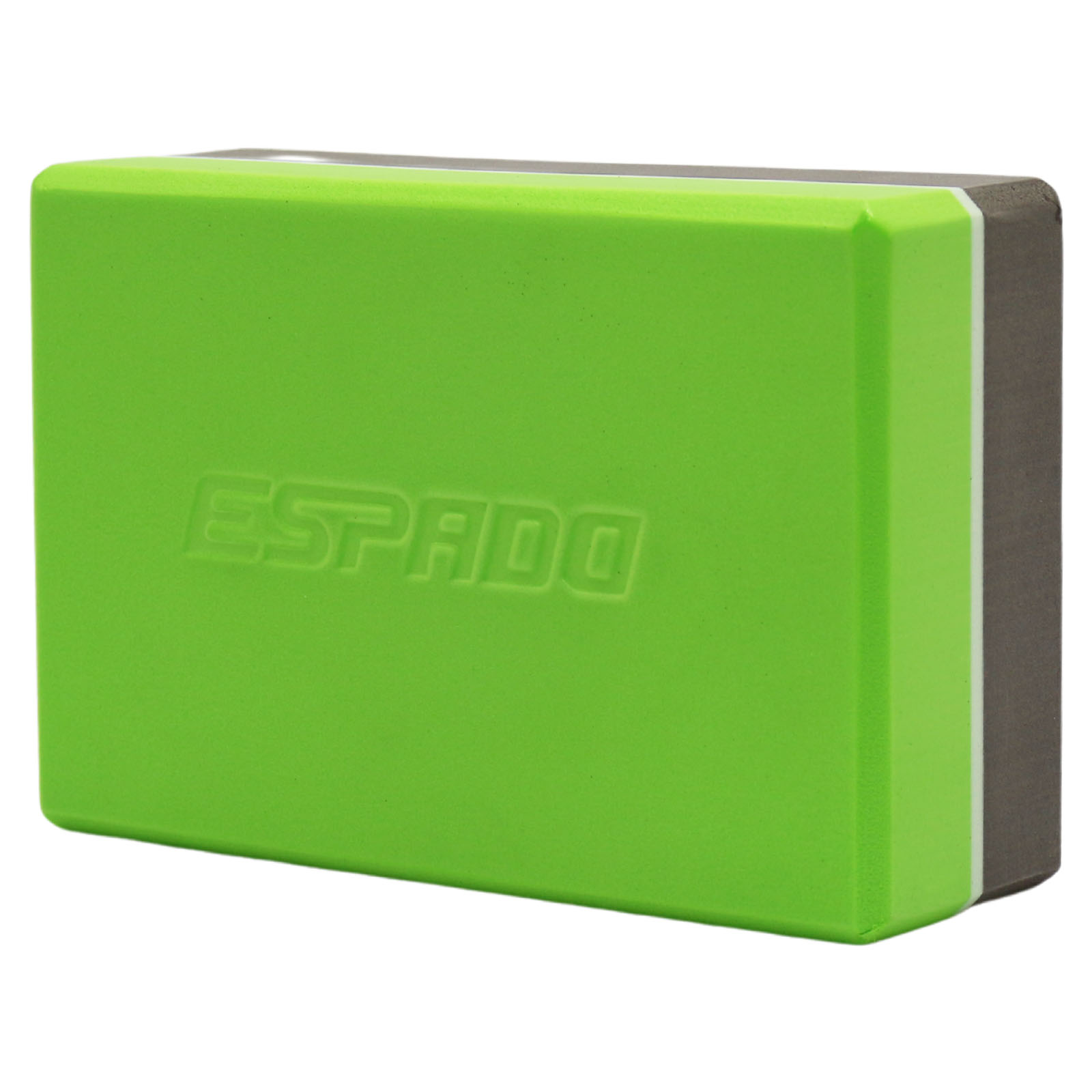Блок для йоги ESPADO, серо-зеленый ES2722 1/100 - изображение 1