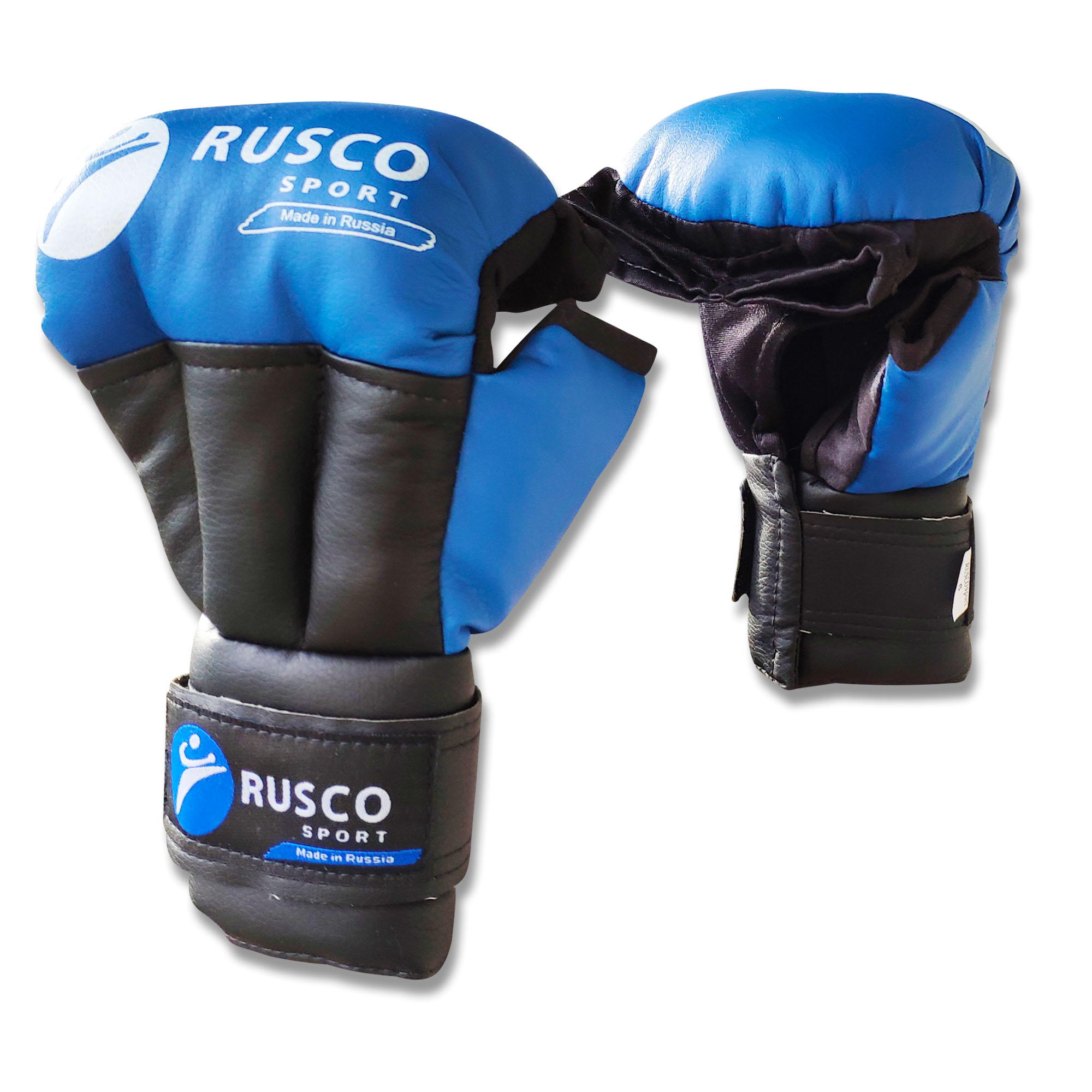 Перчатки для Рукопашного боя Rusco Sport синие - изображение 2