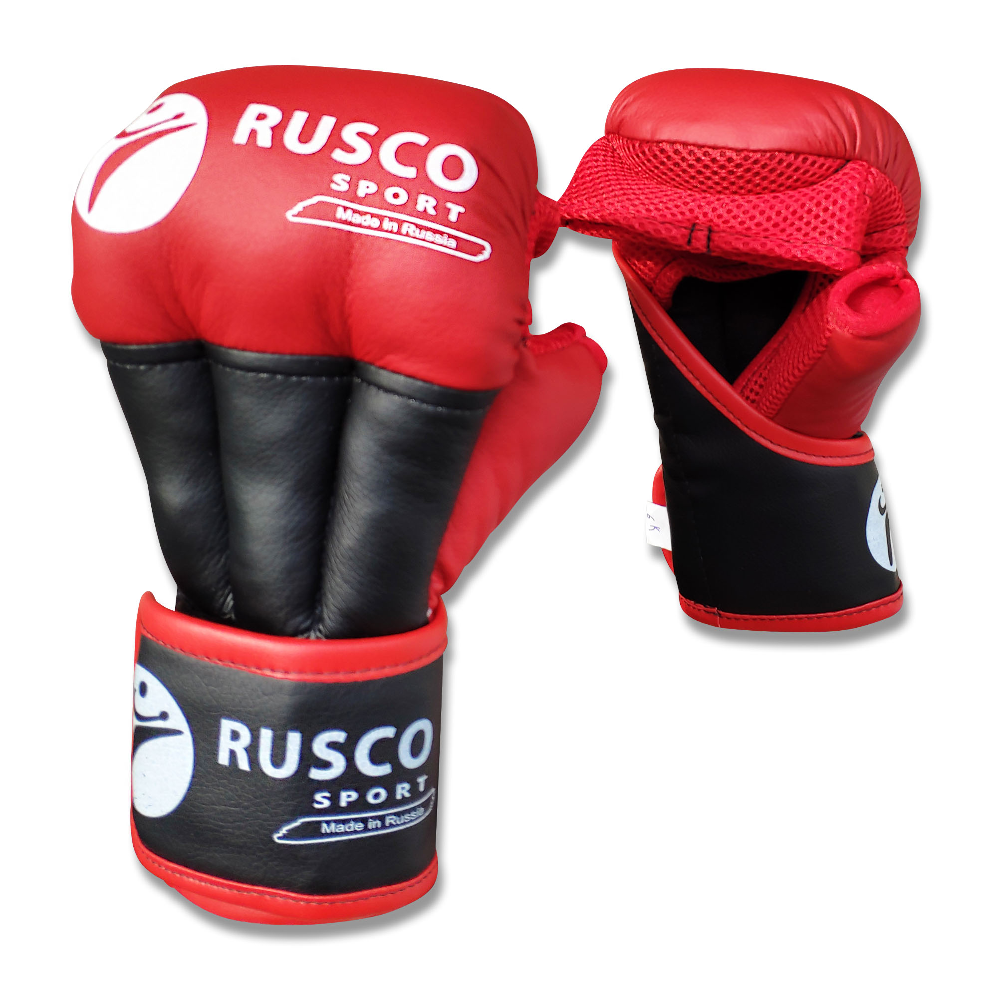 Перчатки для рукопашного боя RuscoSport New красные - изображение 2