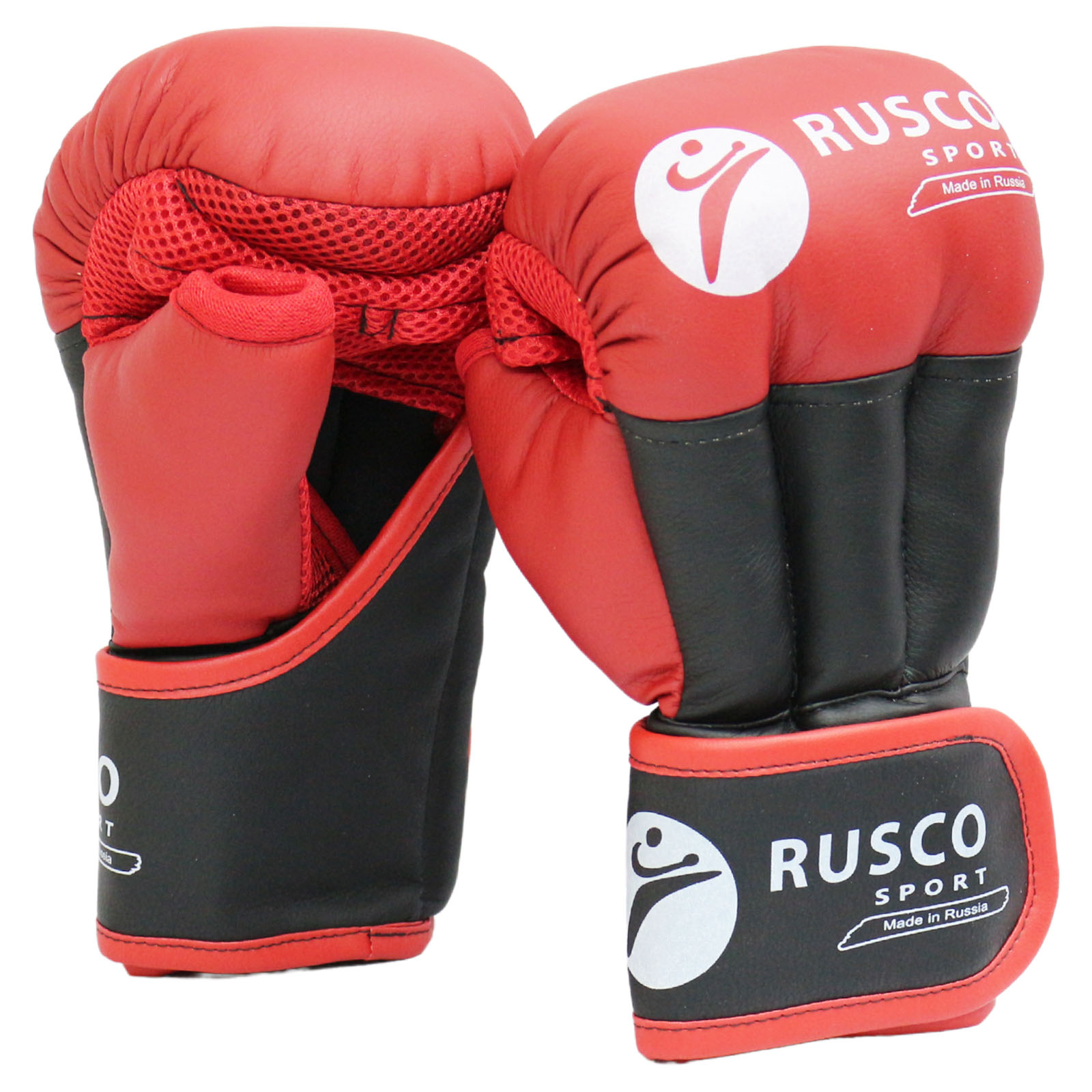 Перчатки для рукопашного боя RuscoSport New красные - изображение 1