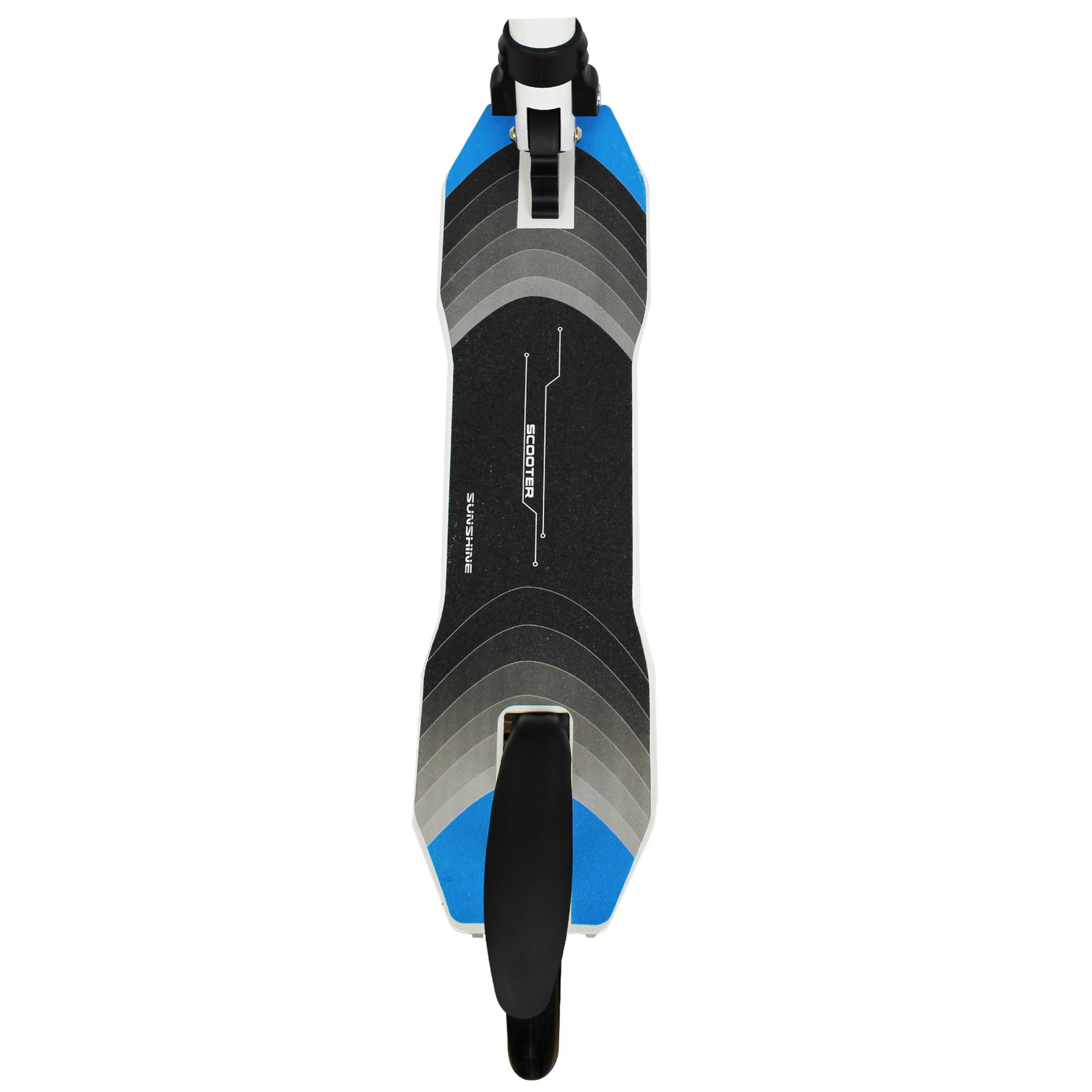 Самокат 2-колесный  COSMORIDE WAVE S230, 230/180 мм, бело-синий - изображение 3