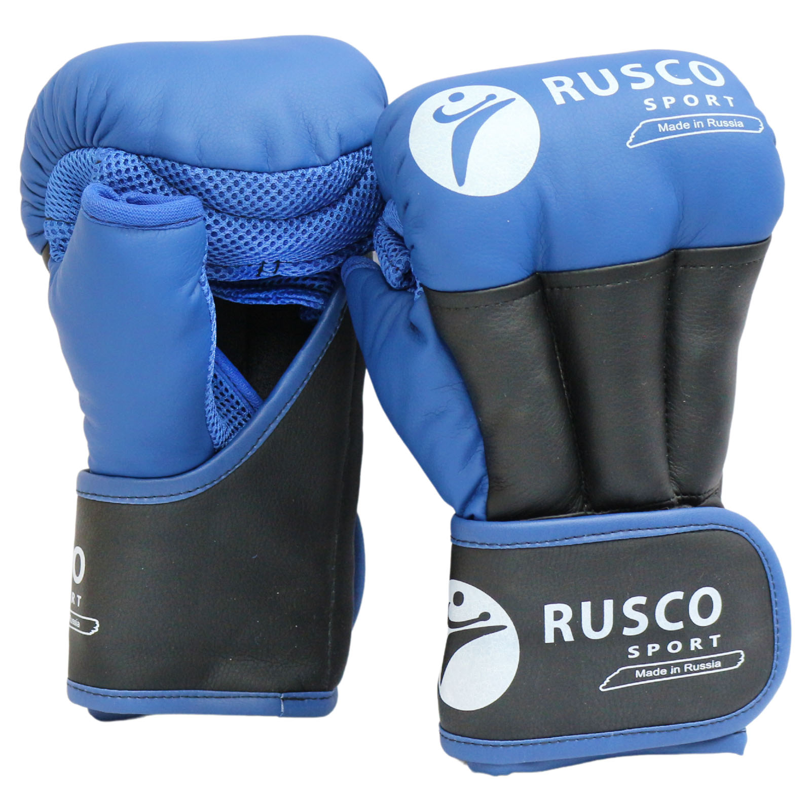 Перчатки для рукопашного боя RuscoSport New синие - изображение 1