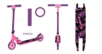 Самокат 2-колесный  COSMORIDE PACK CP24VI, 145 мм, фиолетовый - изображение 3