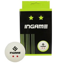 Мячики для настольного тенниса Ingame 2 звезды, IG020 6 шт в упаковке - изображение 2