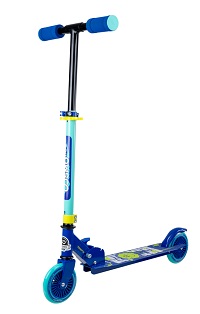 Самокат 2-колесный  COSMORIDE TRINITY CT23BL, 125 мм, сине-голубой - изображение 5