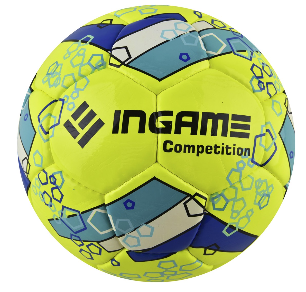 Мяч футбольный INGAME ТУРНИР/COMPETITION, зеленый IFB-102 - изображение 1