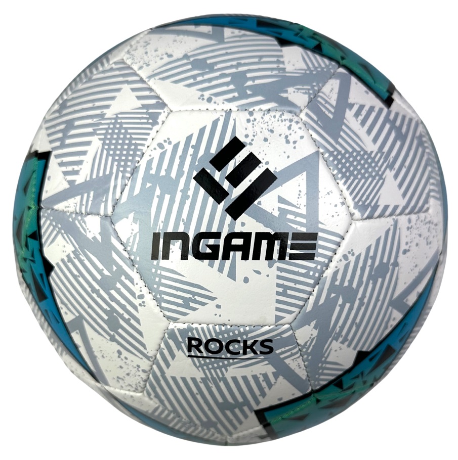 Мяч футбольный INGAME РОКС/ROCKS, синий IFB-135 - изображение 1