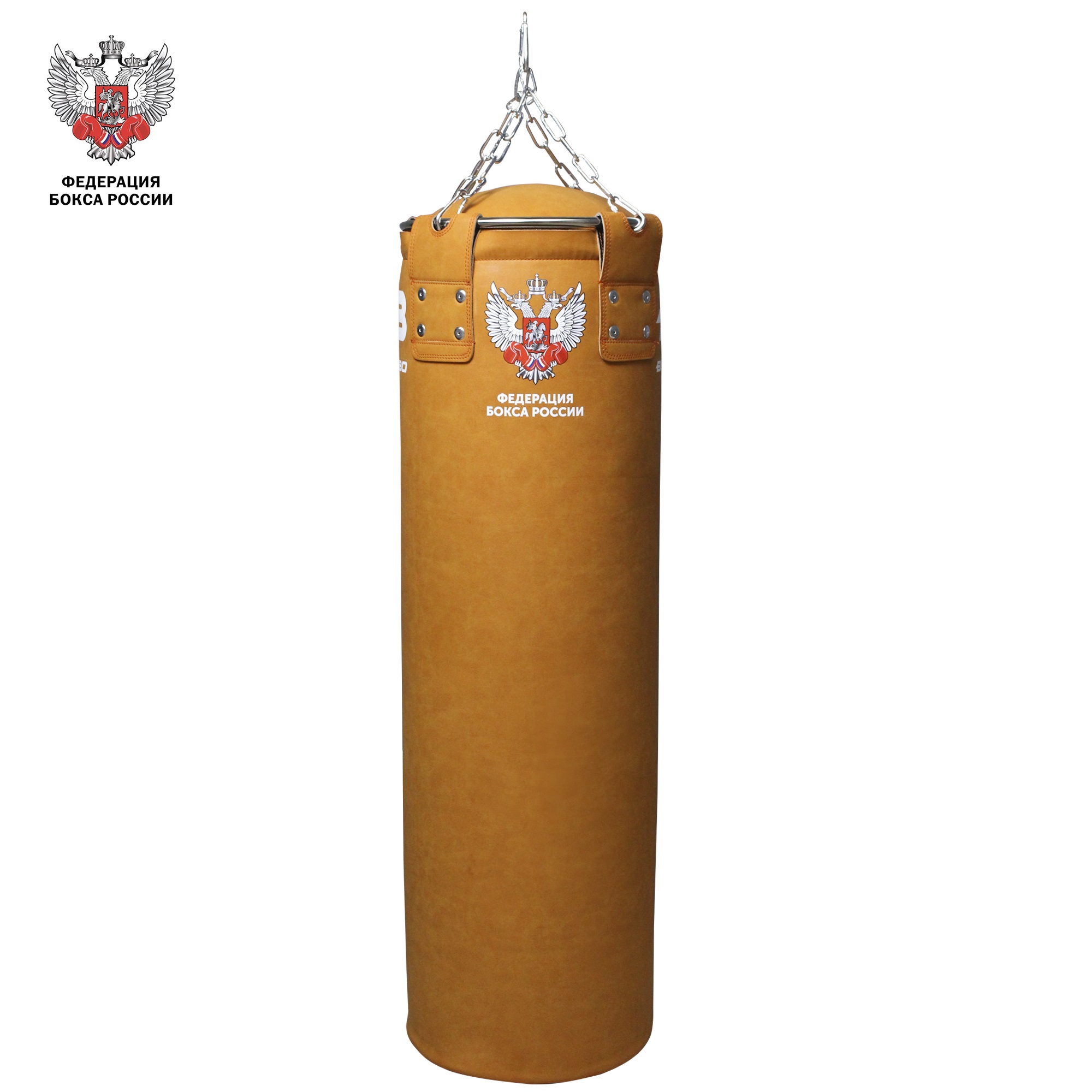Мешок боксерский BoyBo ТИТАН/TITAN, одобрено ФБР, иск. кожа, 90см, d35, песочный - изображение 2