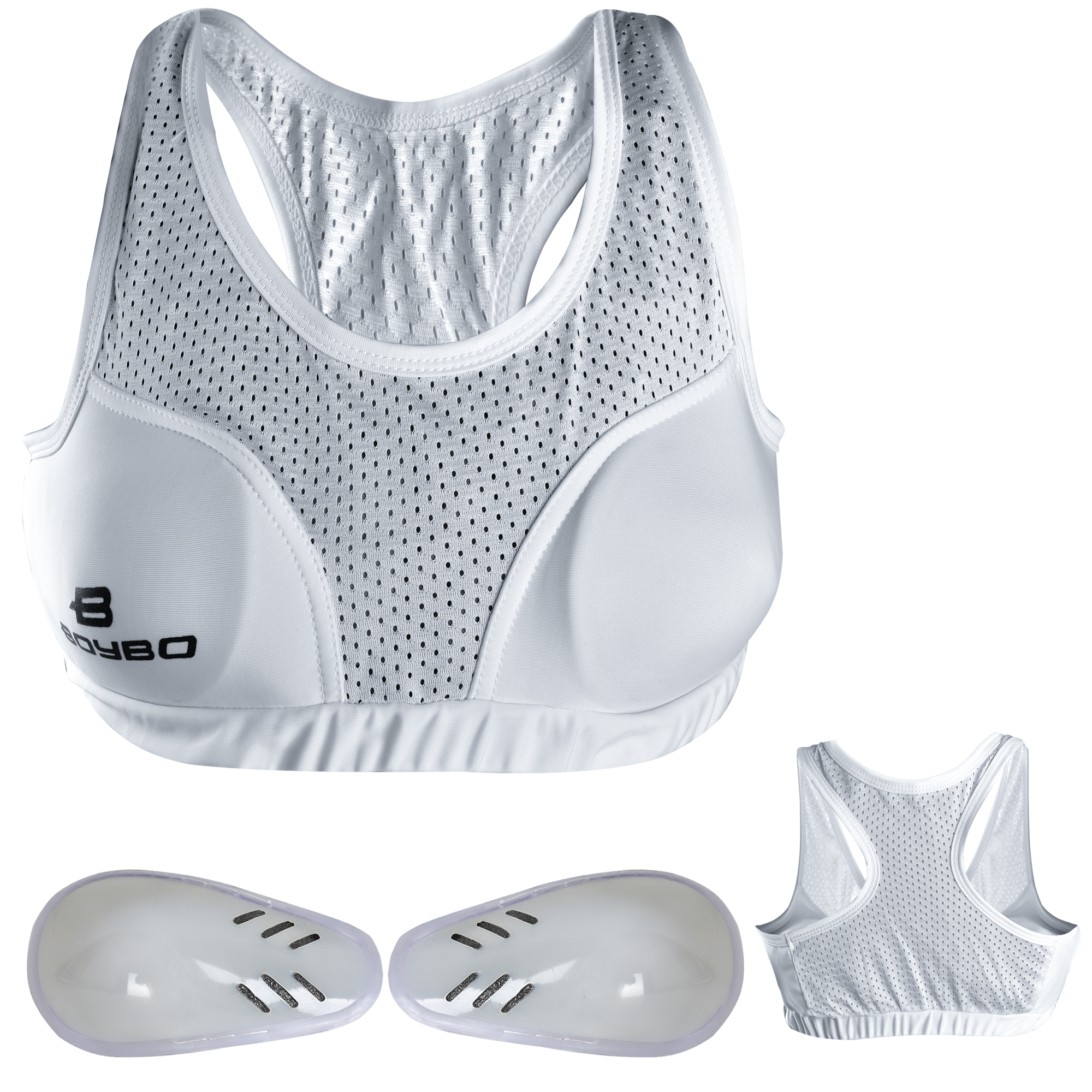 Защита груди BoyBo белая,BP200 - изображение 4