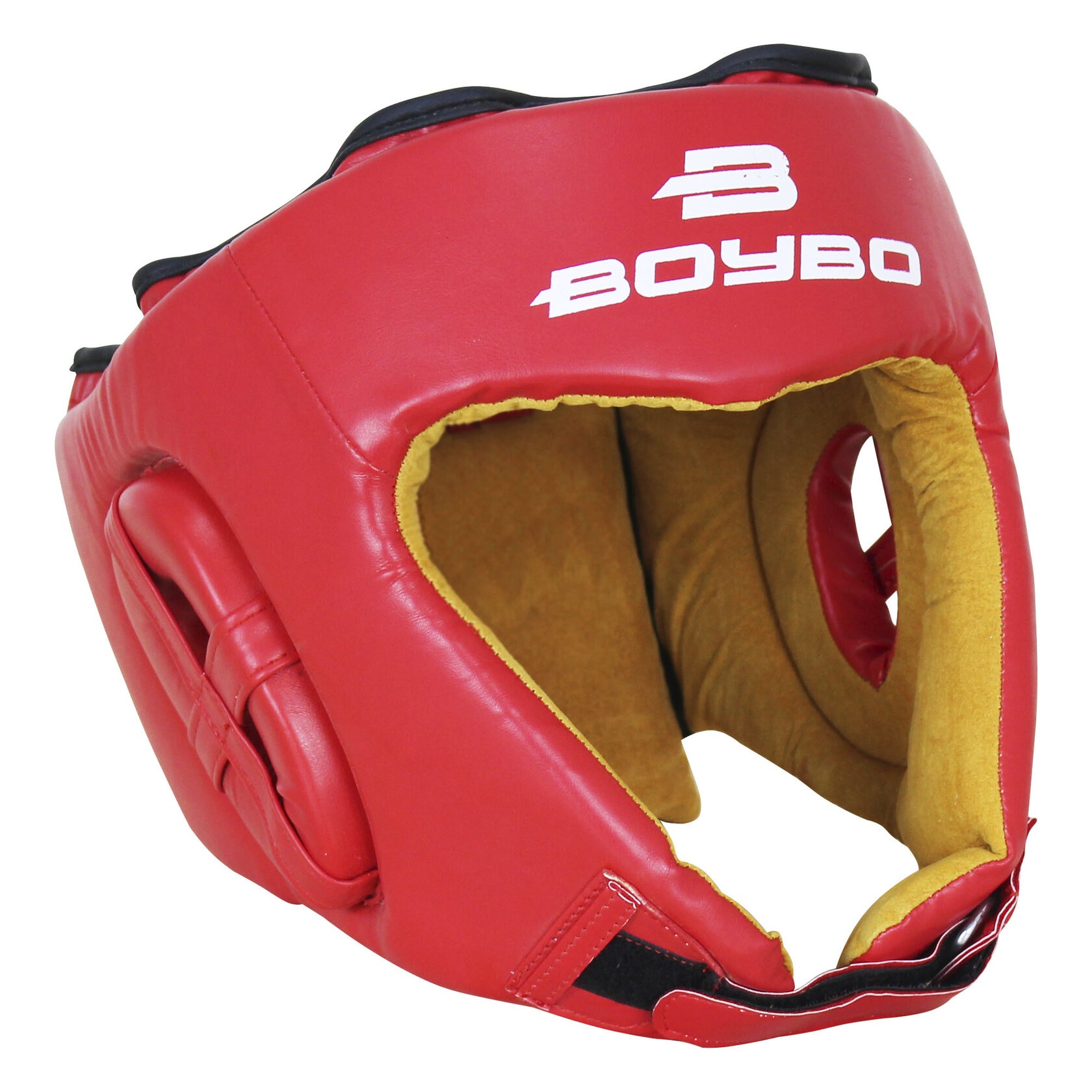 Шлем боевой BoyBo (BH200), иск. кожа, красный - изображение 6