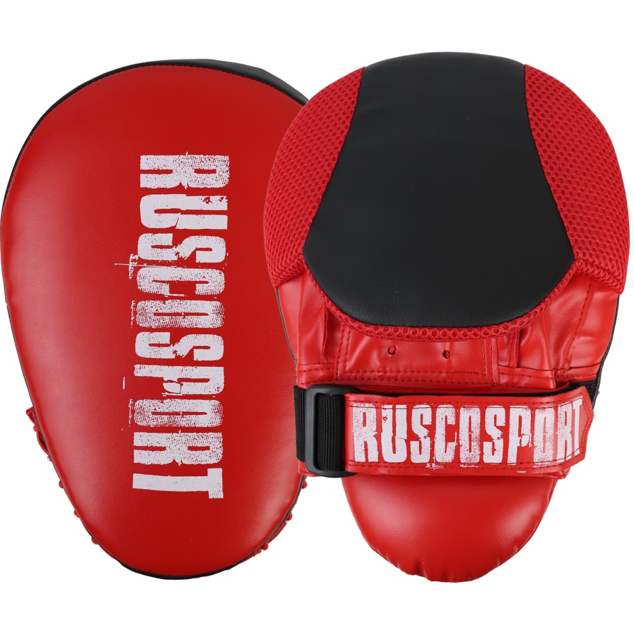 Лапы Rusco Sport изогнутые с карманом красно-черные - изображение 1