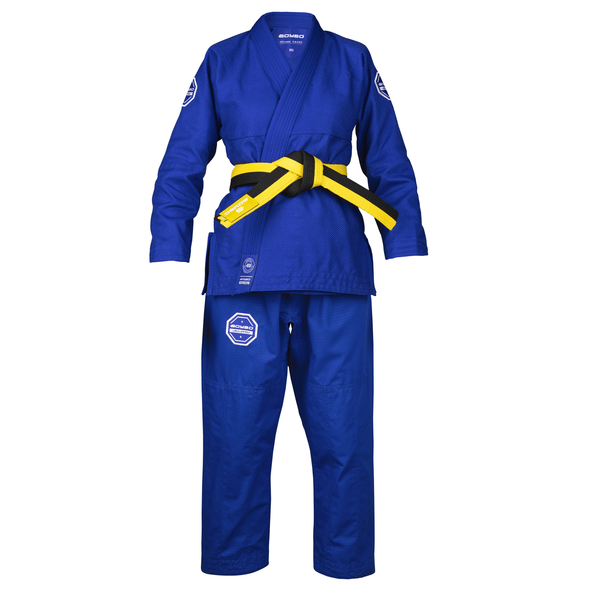 Кимоно для джиу джитсу (БЖЖ/BJJ) BoyBo (BBJJ24), синий - изображение 1