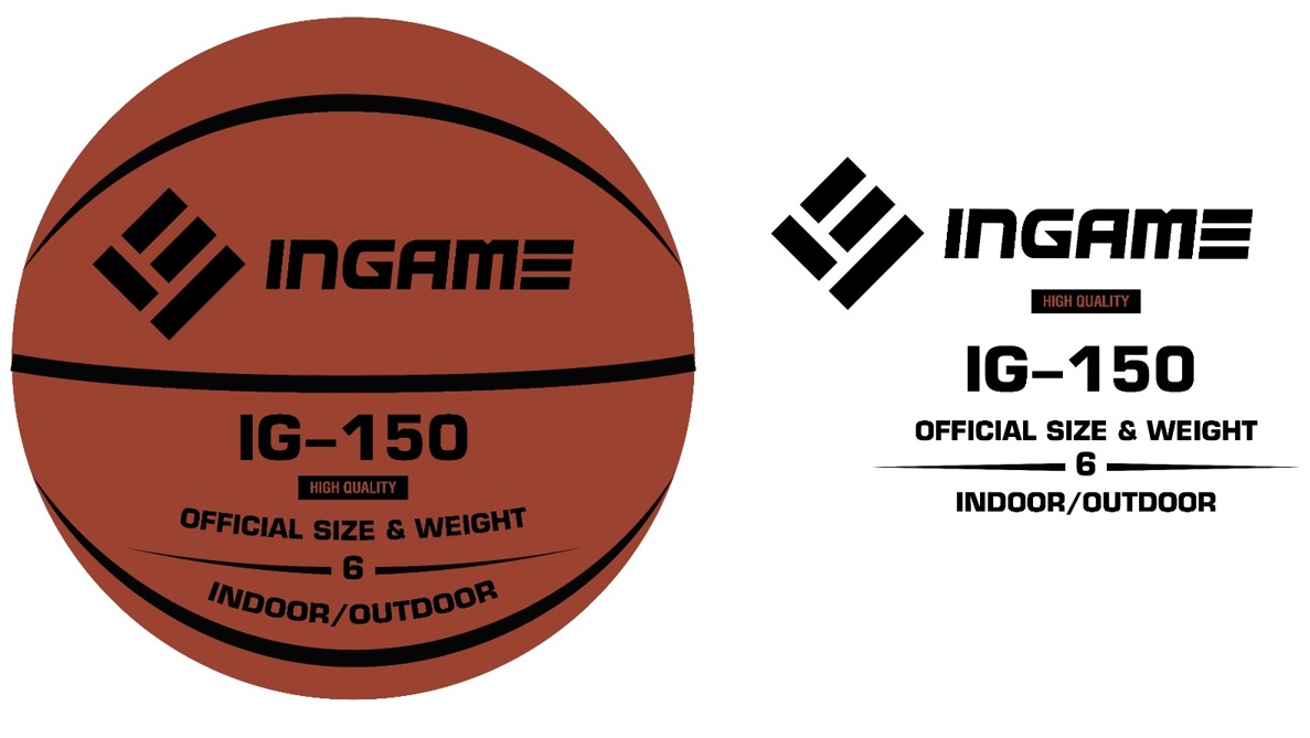 Мяч баскетбольный INGAME IG-150 №6 - изображение 2