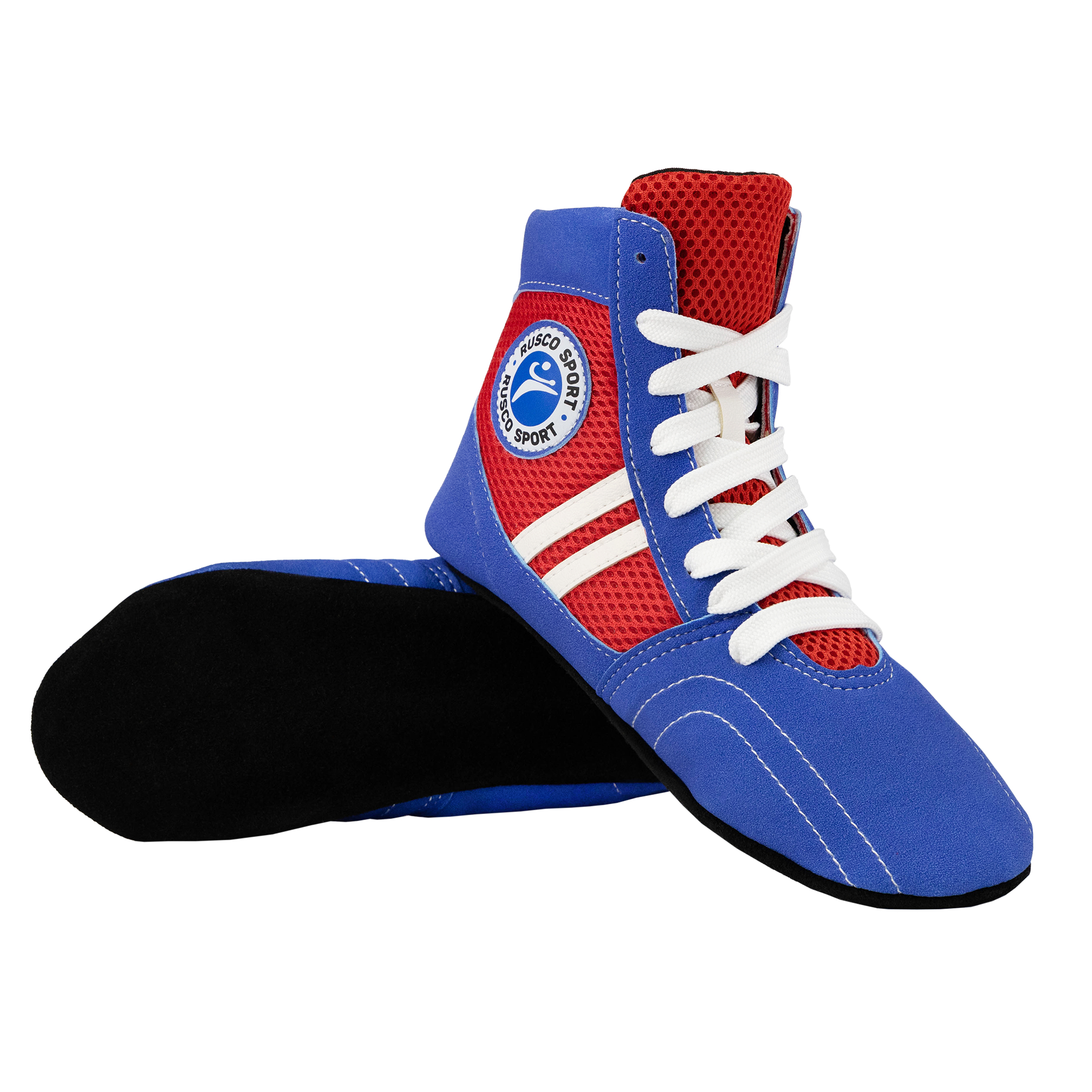 Самбовки RuscoSport комбинированные, красно-синий - изображение 2