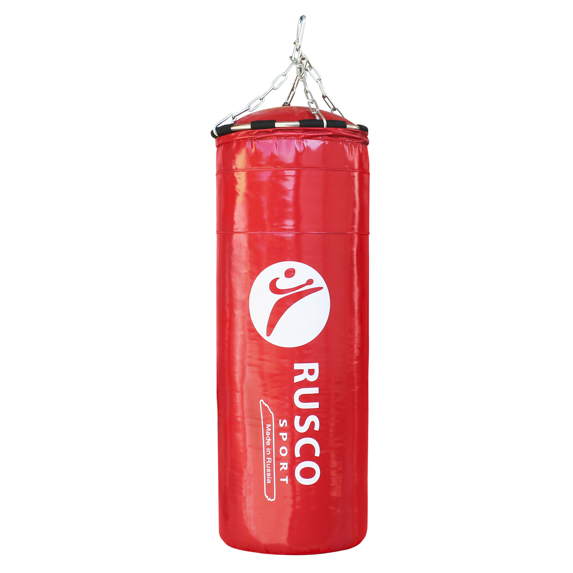 Мешок бокс."RuscoSport" Вес 45кг(+/- 5кг),150см, d35 красный - изображение 1
