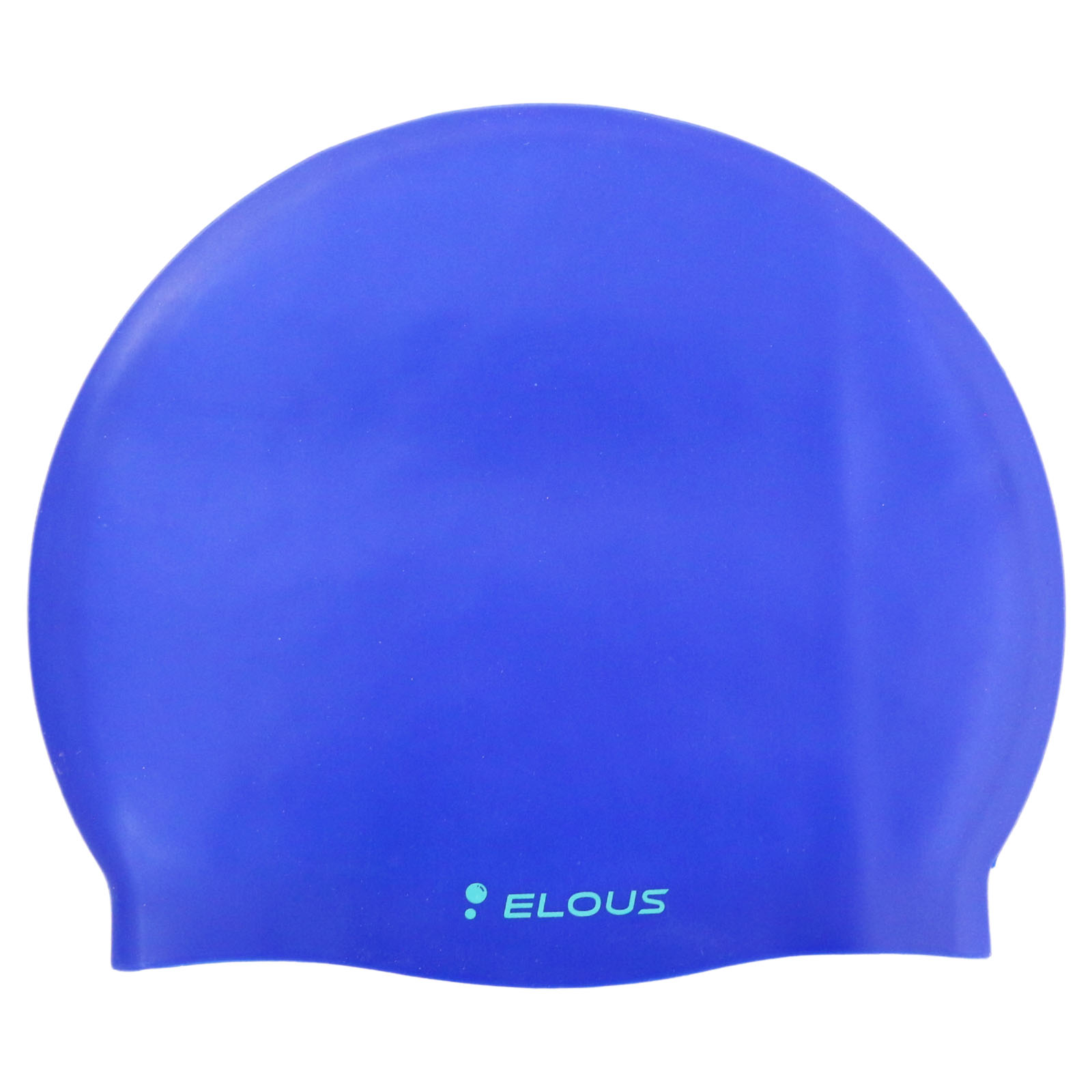 Шапочка для плавания Elous BIG EL001, силиконовая, синяя - изображение 1