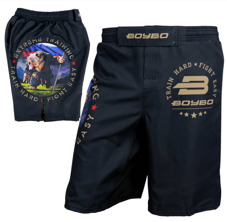 Шорты для MMA BoyBo Русский медведь/Russian bear, взрослые - изображение 1