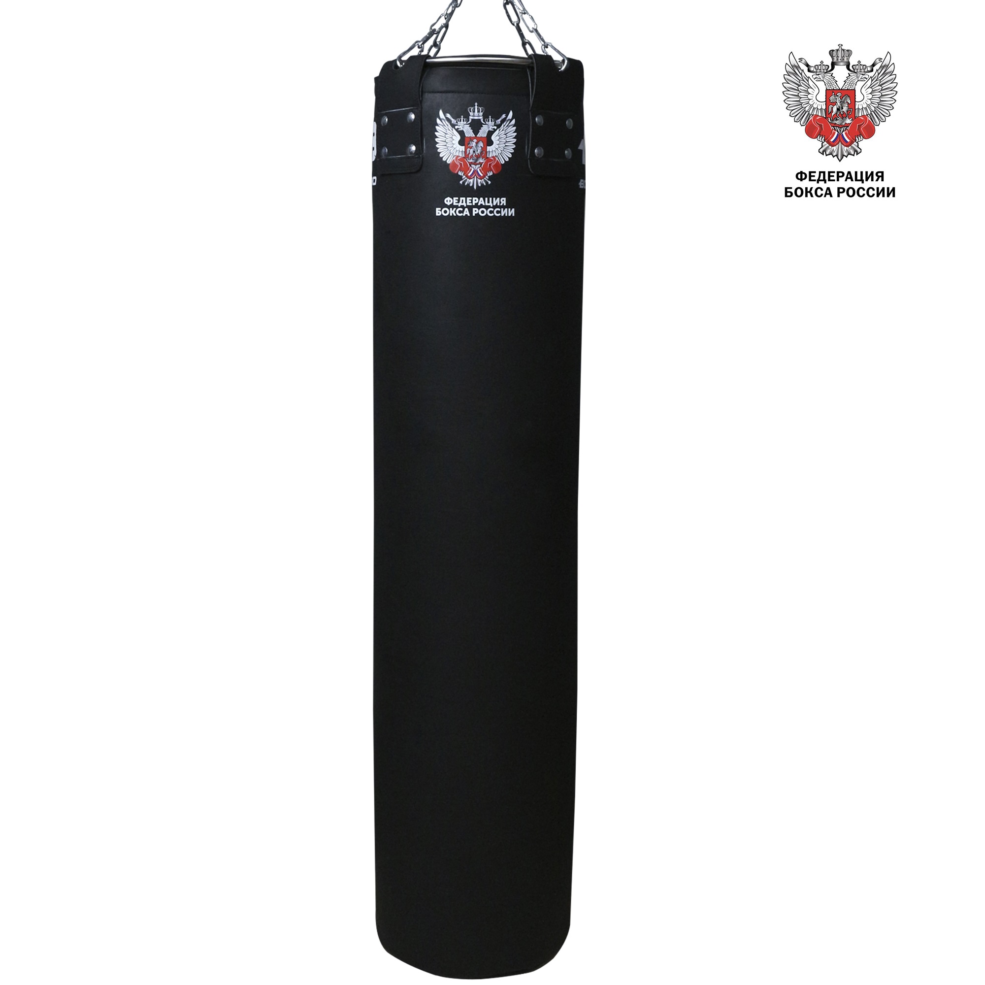 Мешок боксерский BoyBo ТИТАН/TITAN, одобрено ФБР, иск. кожа, 120см, d35, черный - изображение 1