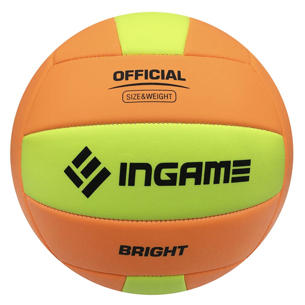 Мяч волейбольный INGAME Яркий/Bright, оранжево-желтый - изображение 1