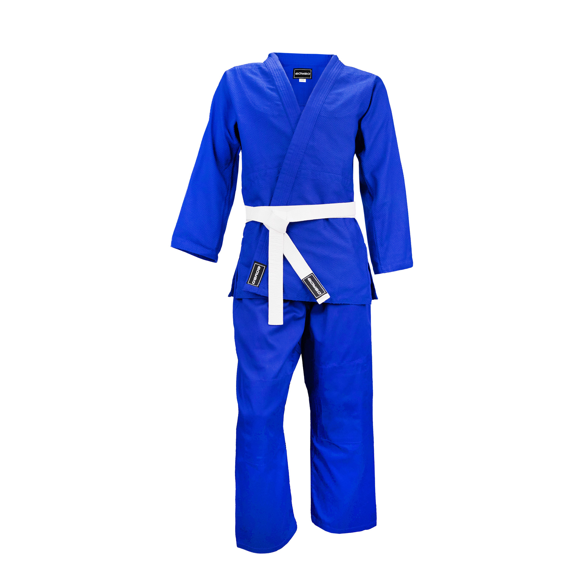 Кимоно для дзюдо BoyBo, BK425, куртка 450 г/м2,брюки 220-240 г/м2, синий - изображение 1
