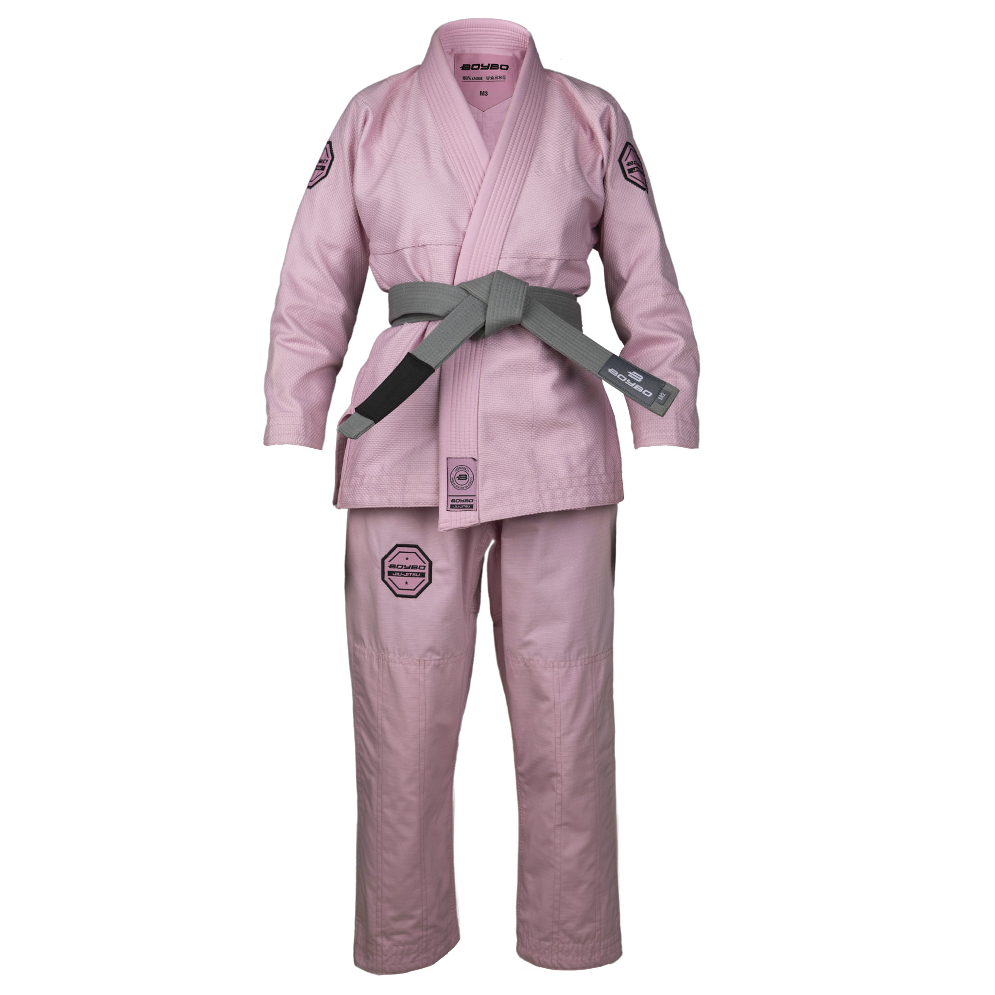 Кимоно для джиу джитсу (БЖЖ/BJJ) BoyBo (BBJJ24-K), детское, розовый - изображение 1
