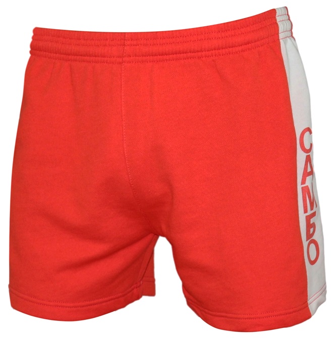 Шорты для САМБО BoyBo, 270-300 г/м2, красные BSS450 - изображение 1