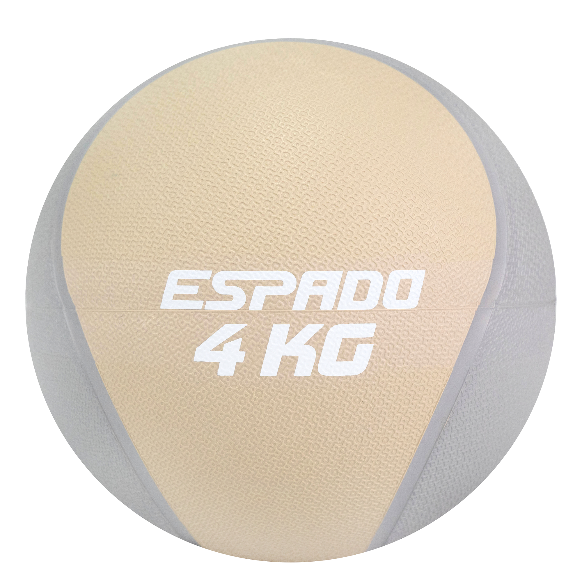 Медбол ESPADO 4 кг, серый-бежевый ES2602 - изображение 1