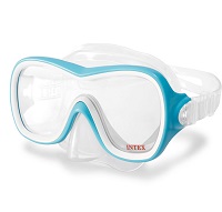 Маска для плавания Всадник на волнах/"Wave Rider" ГОЛУБОЙ INTEX 55978 - изображение 3