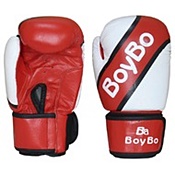 Перчатки бокс BoyBo кожа, красные - изображение 2