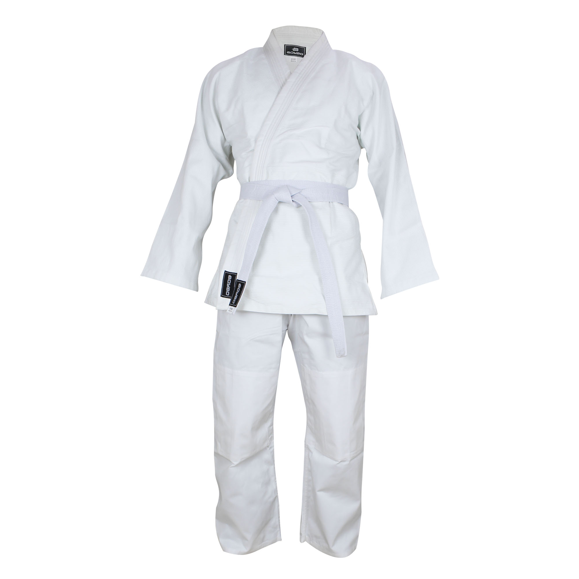 Кимоно для дзюдо OxxFire, DK525, куртка 400-450 г/м2, брюки 220-240 г/м2, белый - изображение 2