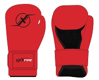 Перчатки боксерские OxxFire, красные - изображение 2