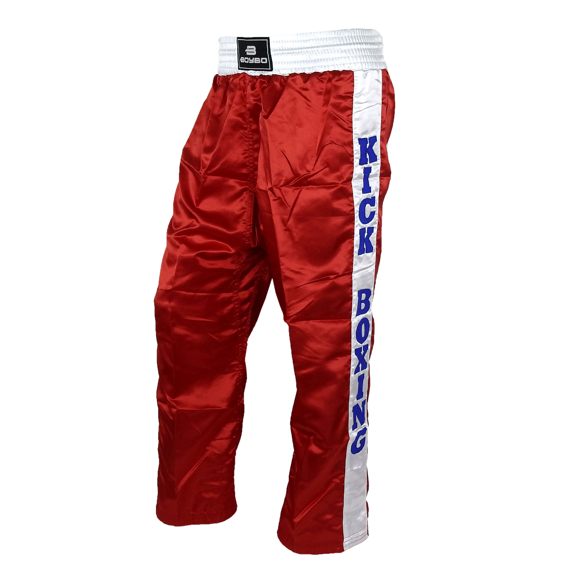 Брюки для кикбоксинга BoyBo красные,BT830 - изображение 2