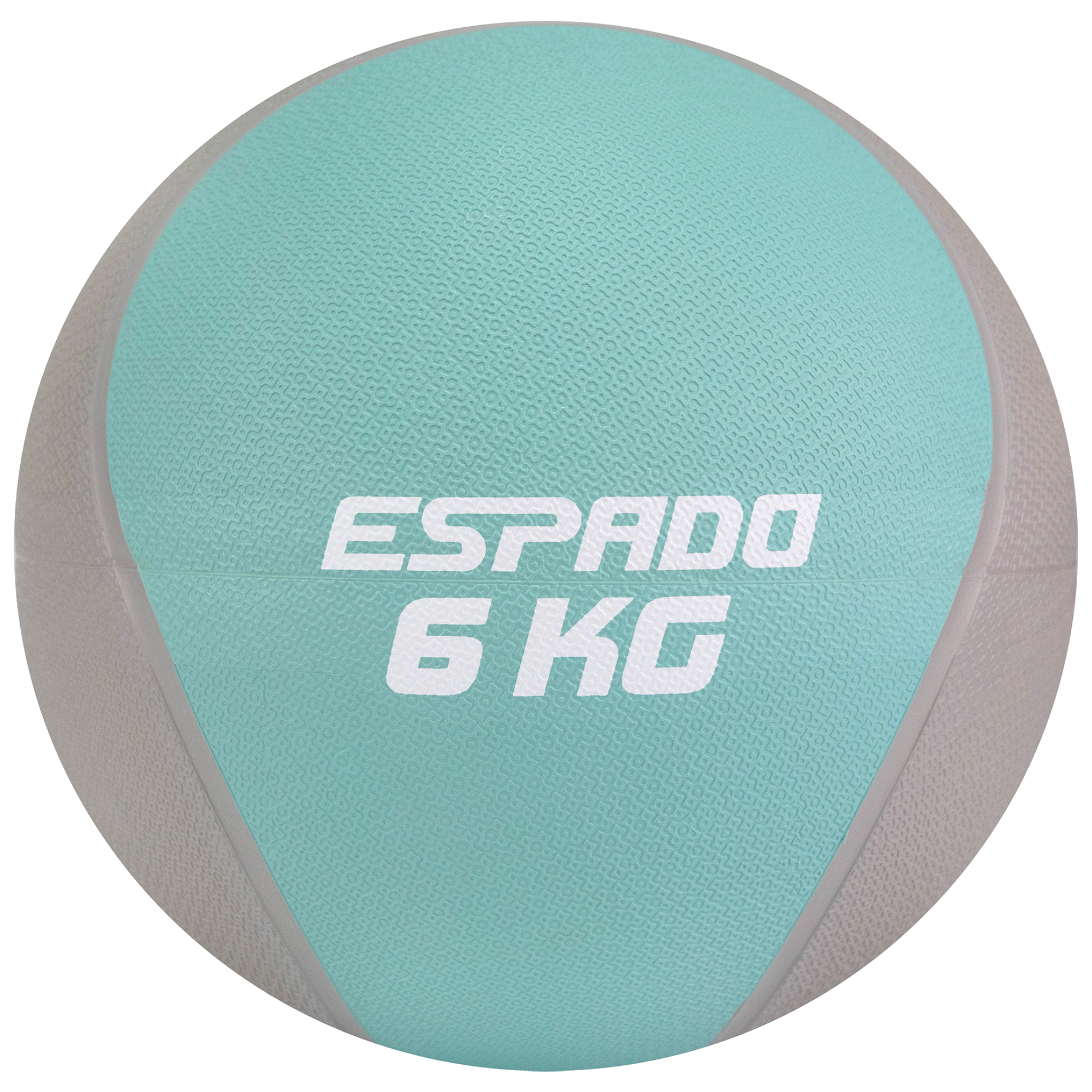 Медбол ESPADO 6 кг, серый-мятный ES2602 - изображение 1