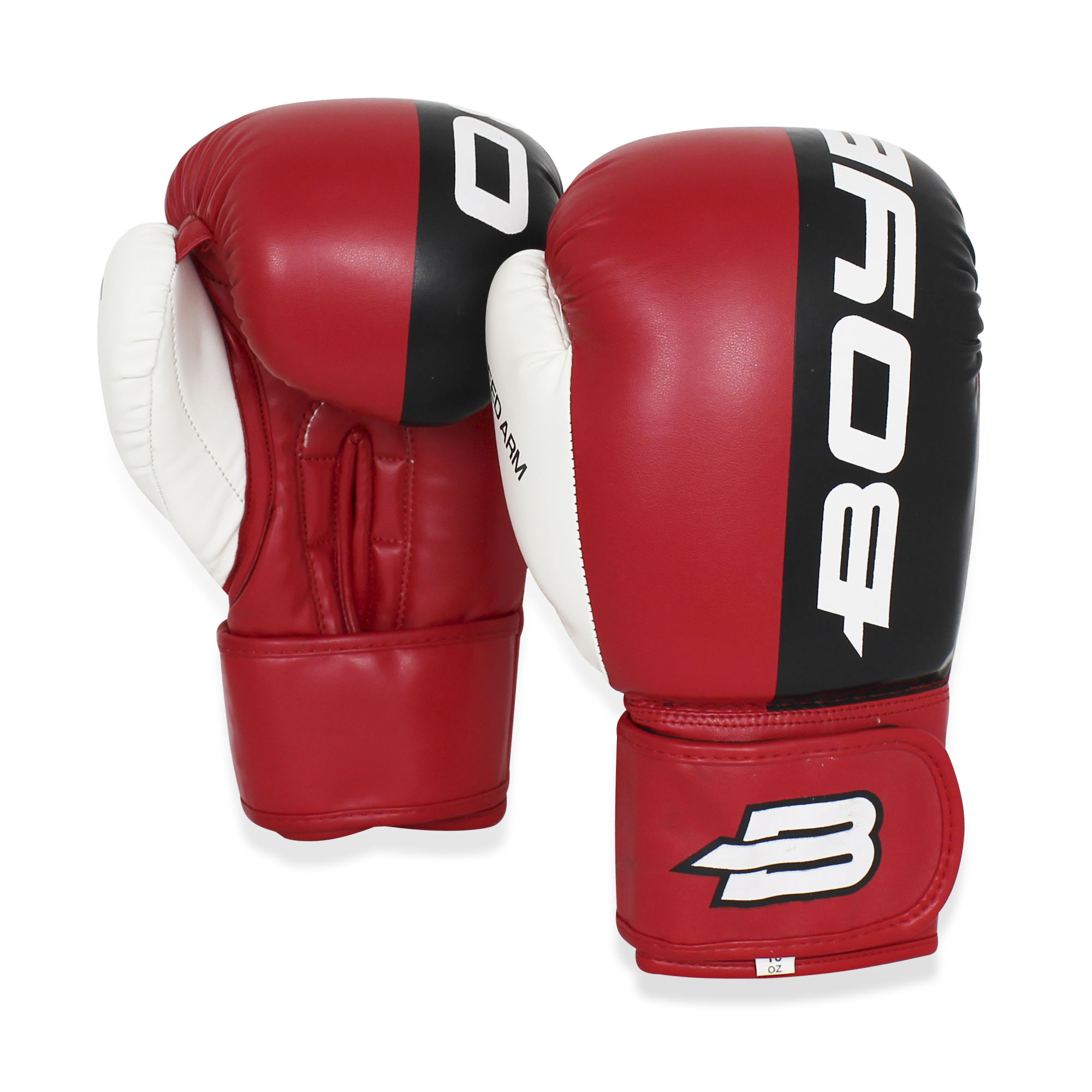 Перчатки боксёрские BoyBo Speed Arm красные - изображение 1