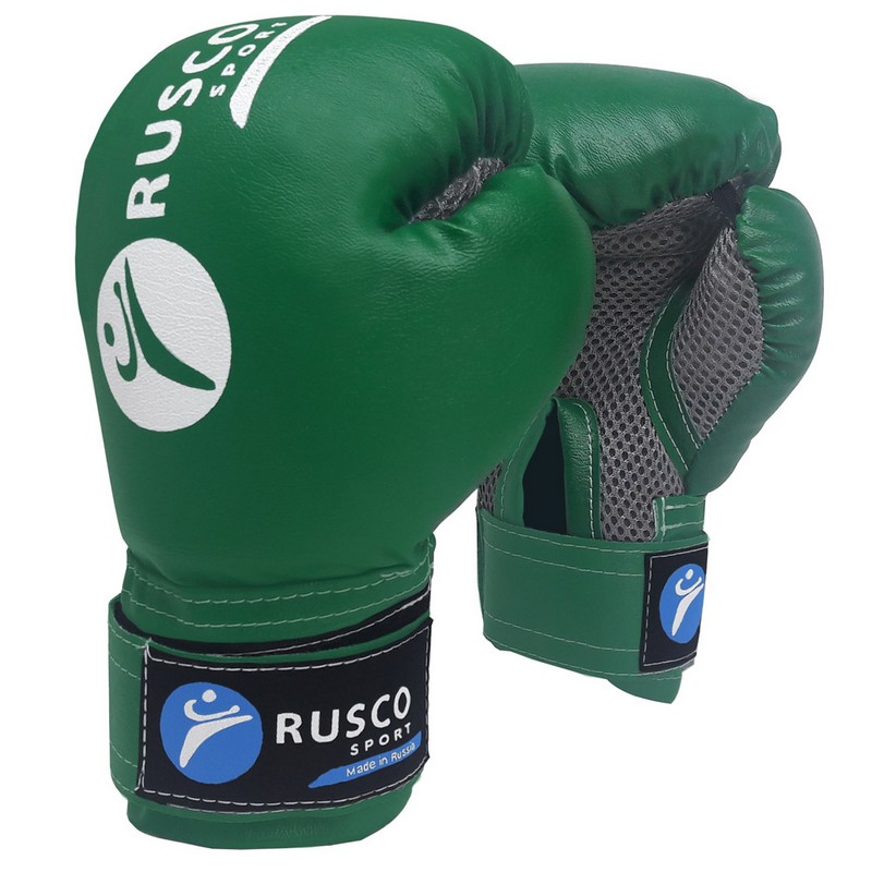 Перчатки боксерские Rusco Sport зеленые - изображение 2