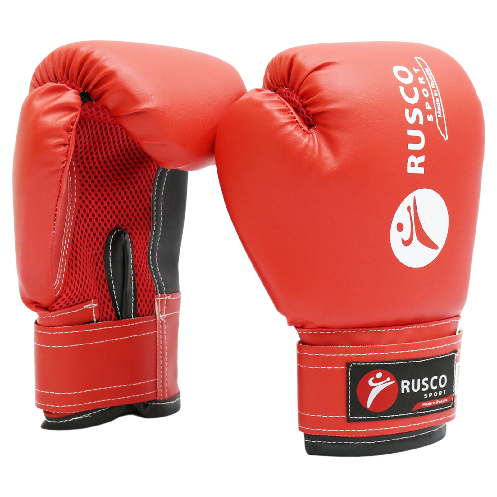 Перчатки боксерские Rusco Sport красные - изображение 1