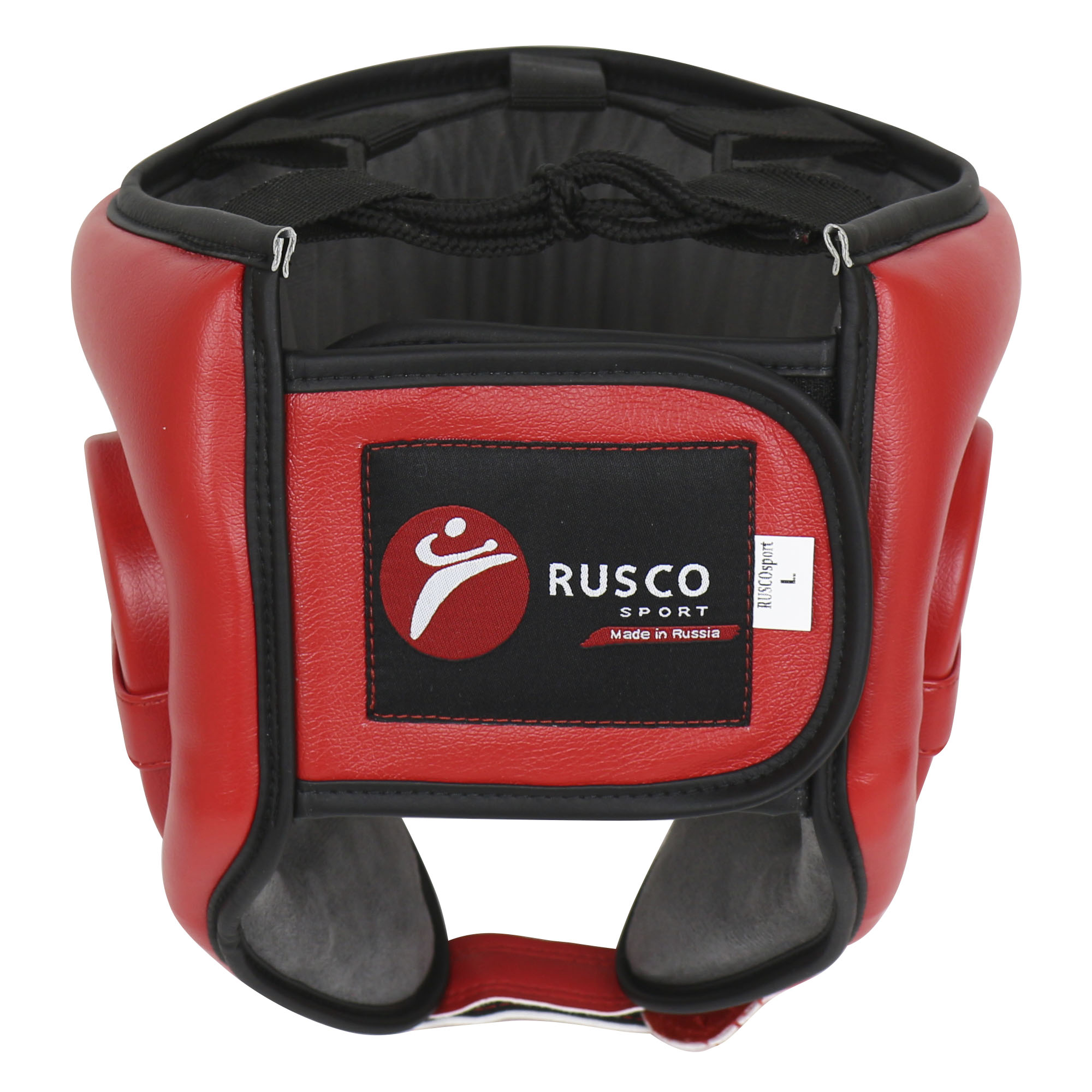 Шлем RuscoSport Pro, с усилением красный, одобрен ФРБ - изображение 3