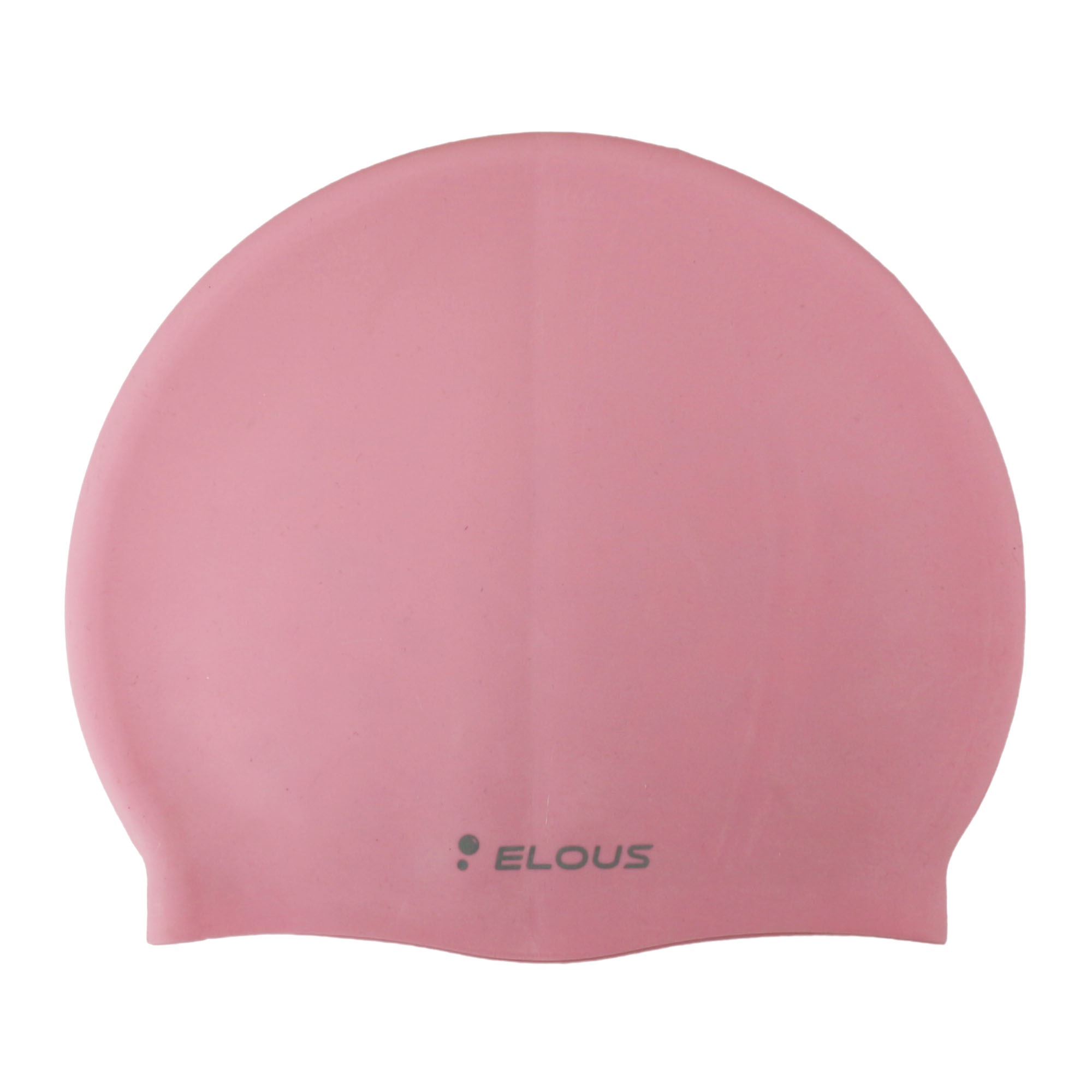 Шапочка для плавания Elous BIG EL001, силиконовая, розовая - изображение 2
