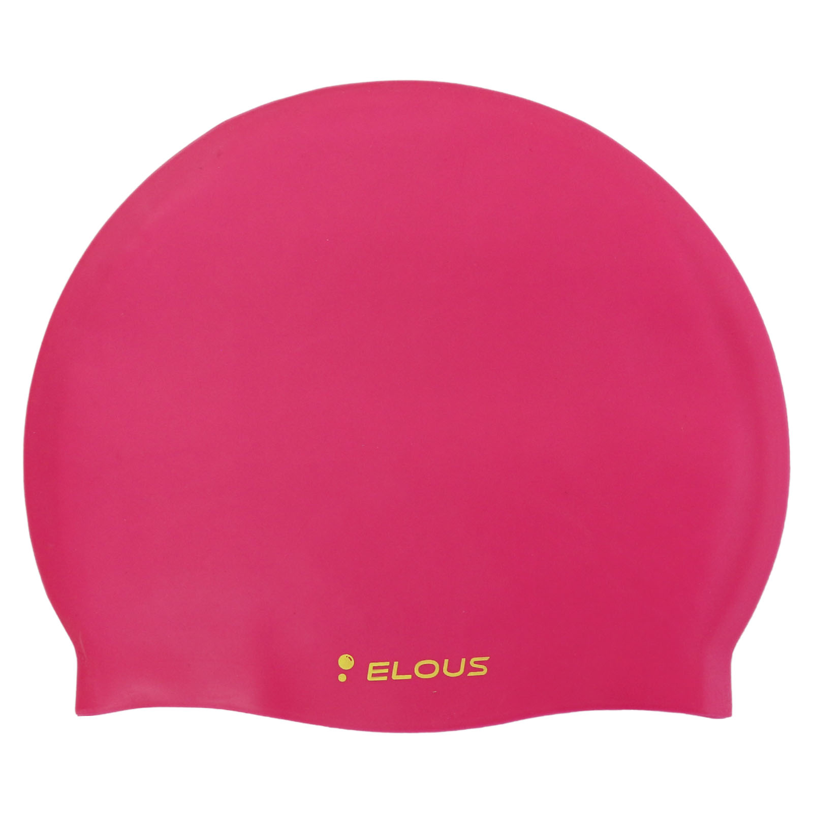 Шапочка для плавания Elous BIG EL001, силиконовая, розовая - изображение 1
