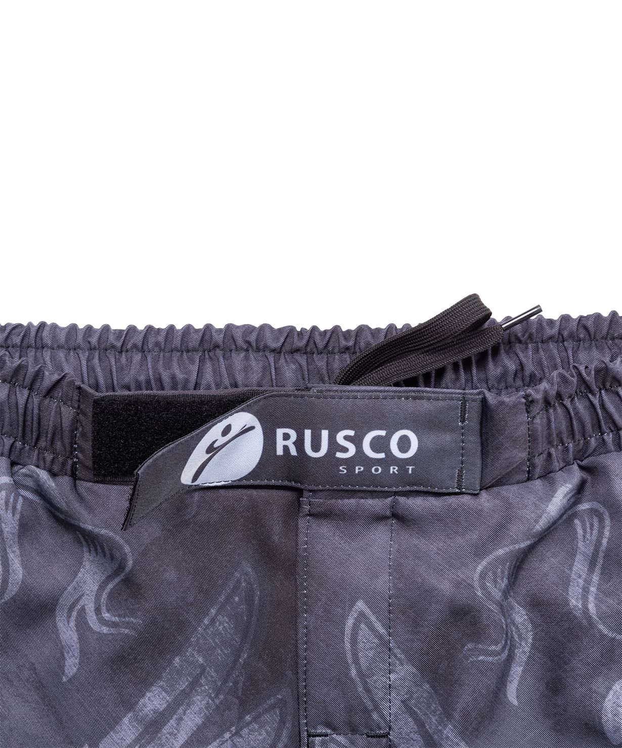 Шорты для MMA Rusco Sport ТРАВА/BLACK HERB, детские, черный - изображение 3