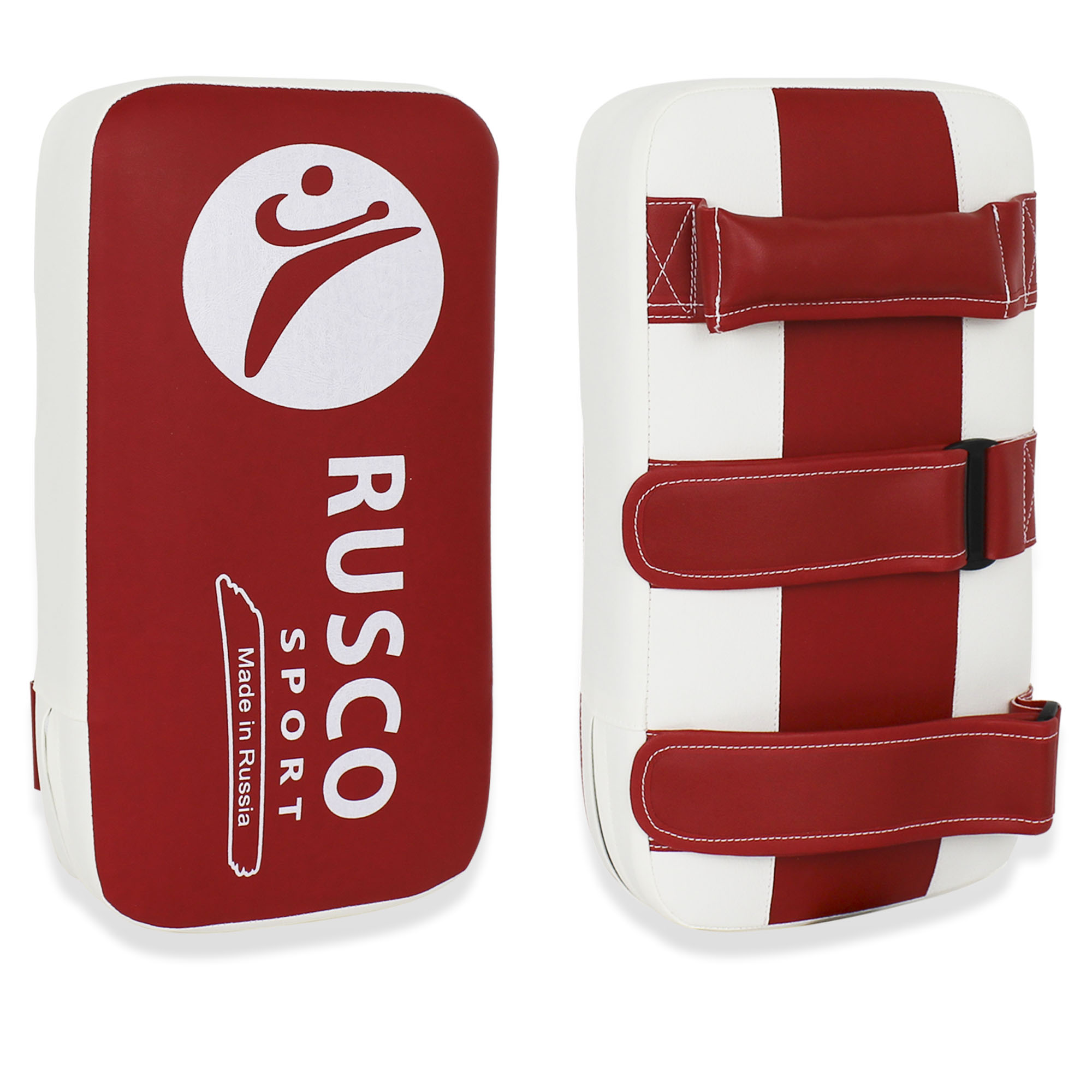 Макивара Rusco Sport к/з 40*20 бело-красная - изображение 1