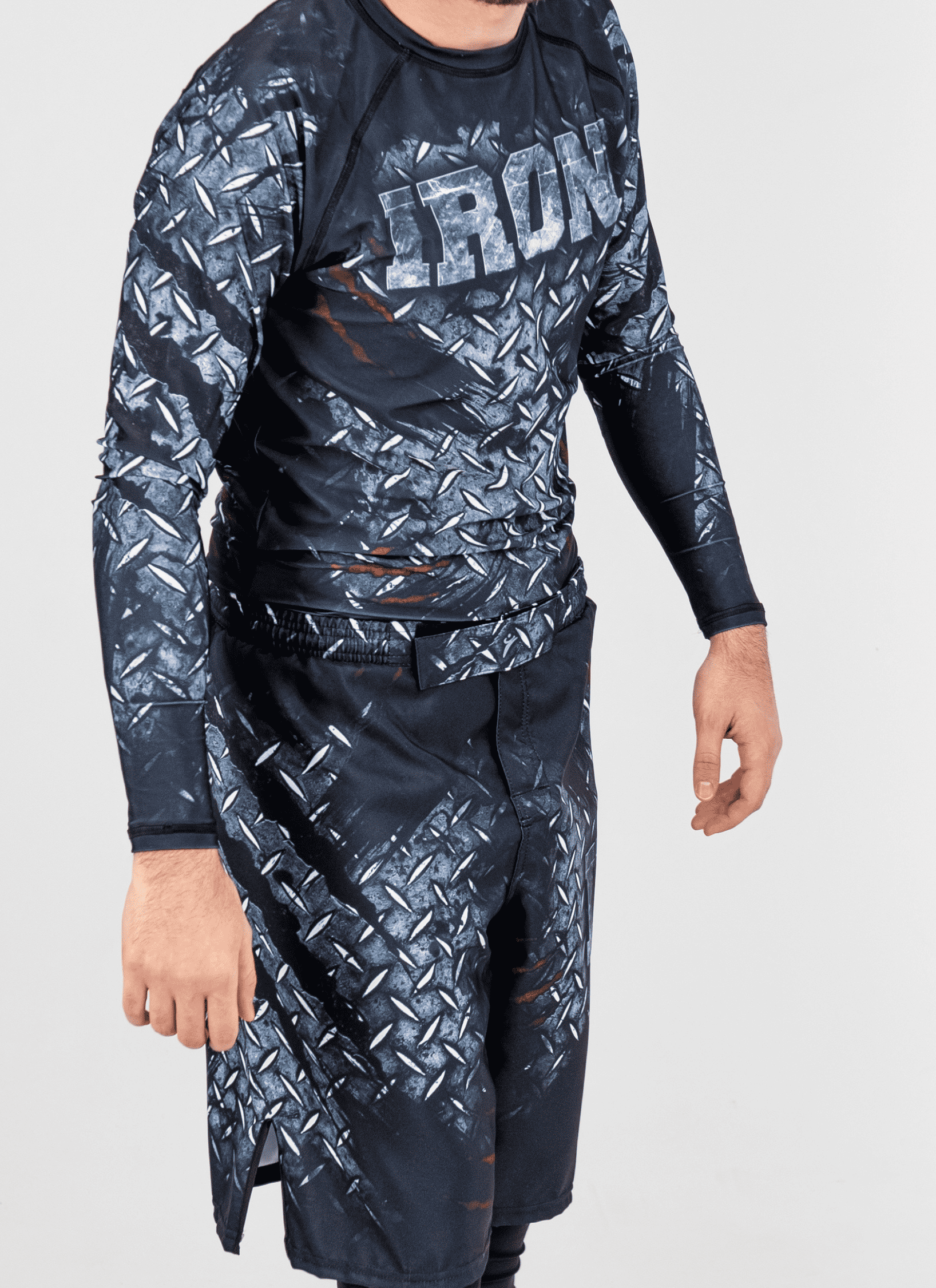 Комплект для MMA 2в1 Rusco Sport ЖЕЛЕЗО/IRON, взрослый - изображение 3