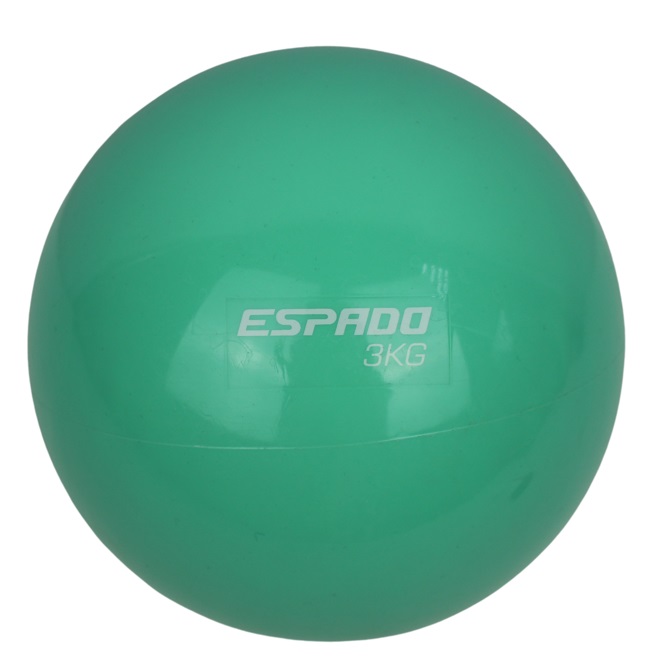 Медбол ESPADO 3 кг ES-003, бирюзовый - изображение 1
