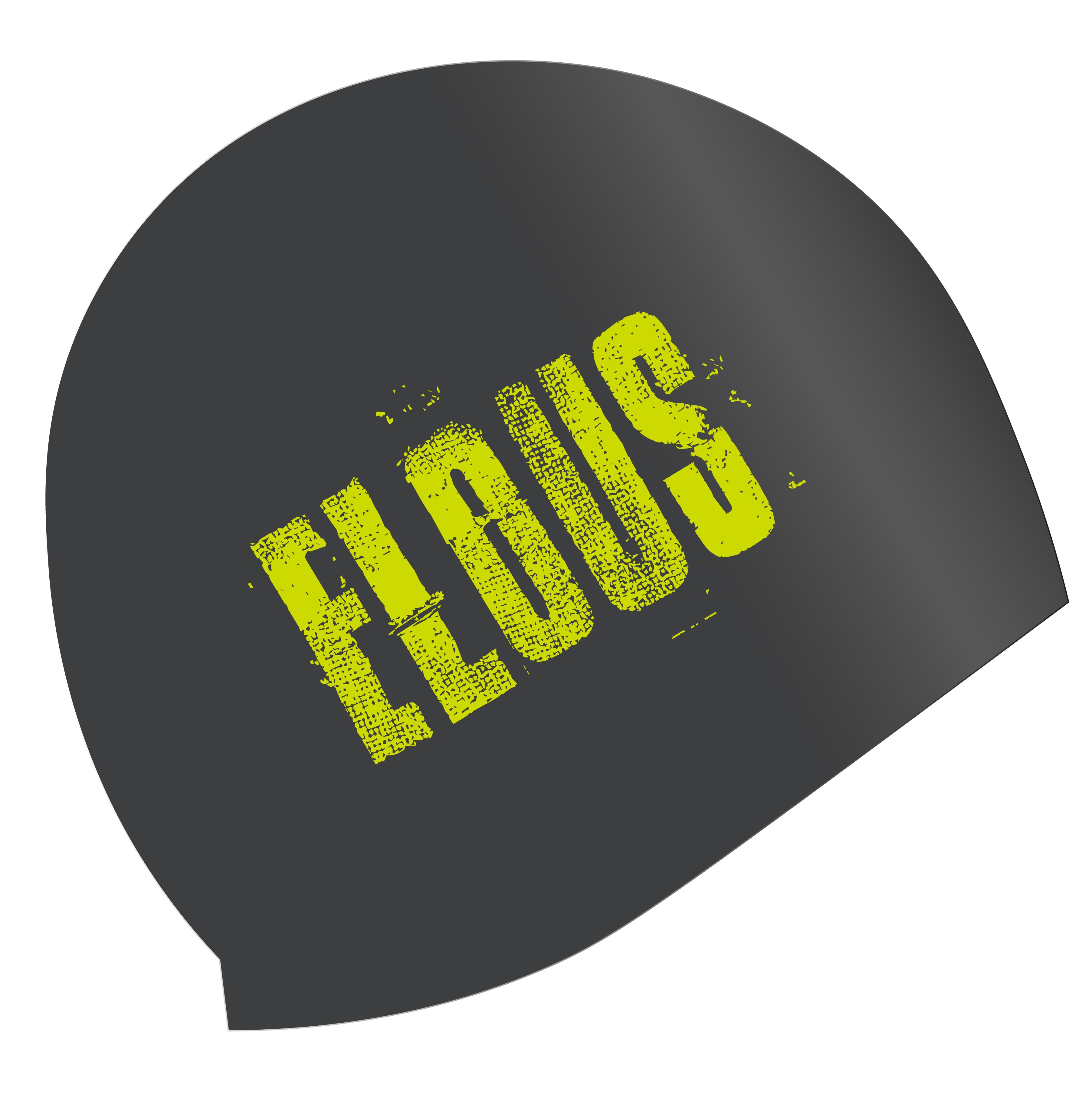 Шапочка для плавания Elous BIG Stamp EL0011, силиконовая, серый - изображение 2