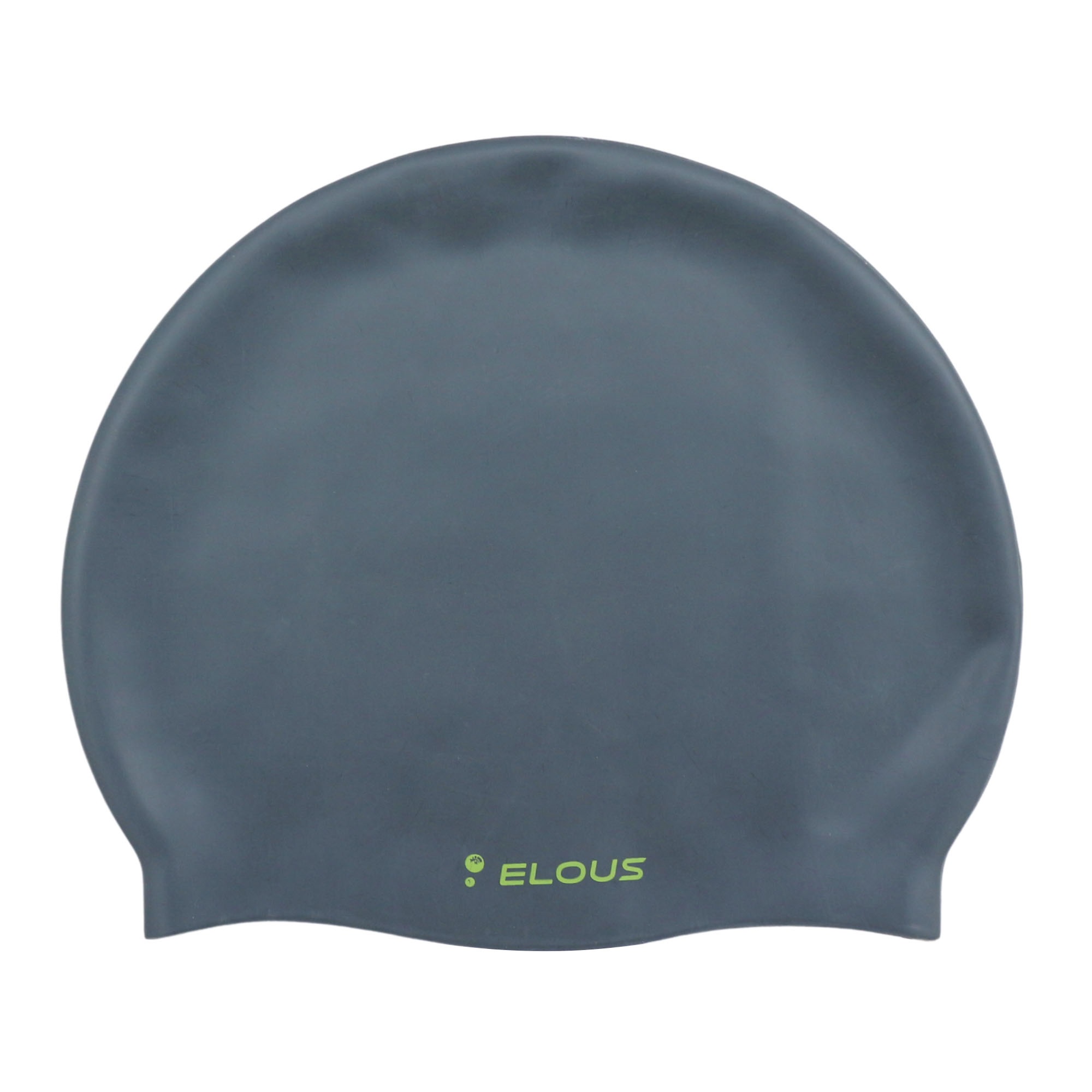 Шапочка для плавания Elous BIG EL001, силиконовая, серая - изображение 2