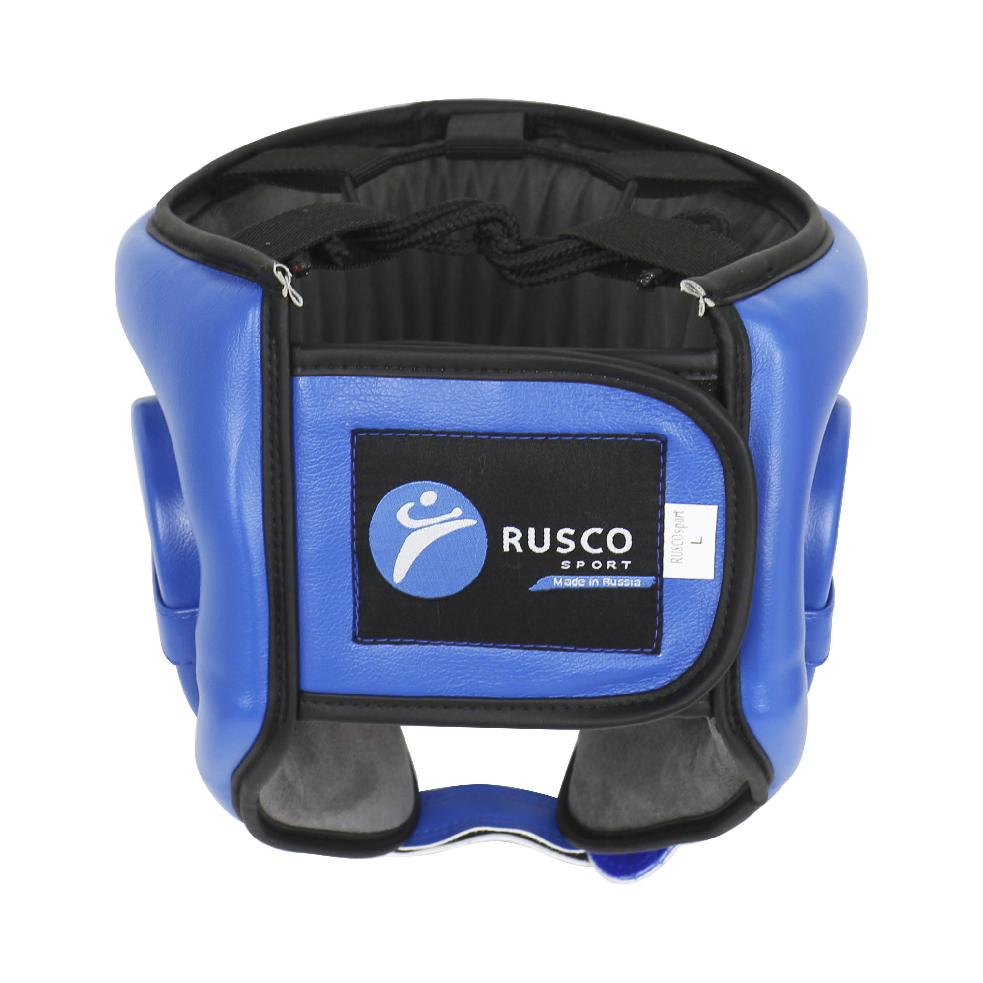 Шлем RuscoSport Pro, с усилением синий, одобрен ФРБ - изображение 3