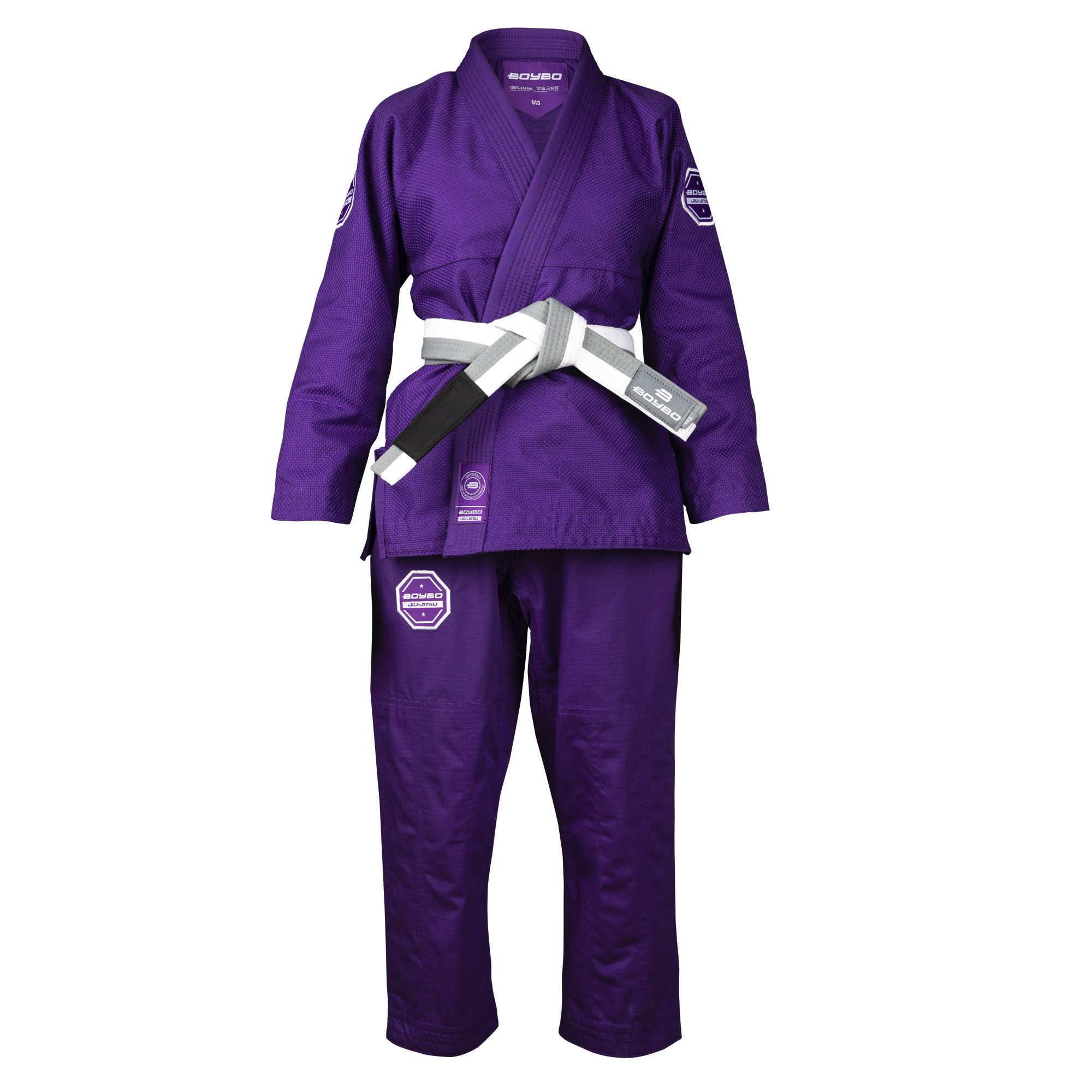 Кимоно для джиу джитсу (БЖЖ/BJJ) BoyBo (BBJJ24), фиолетовый - изображение 1
