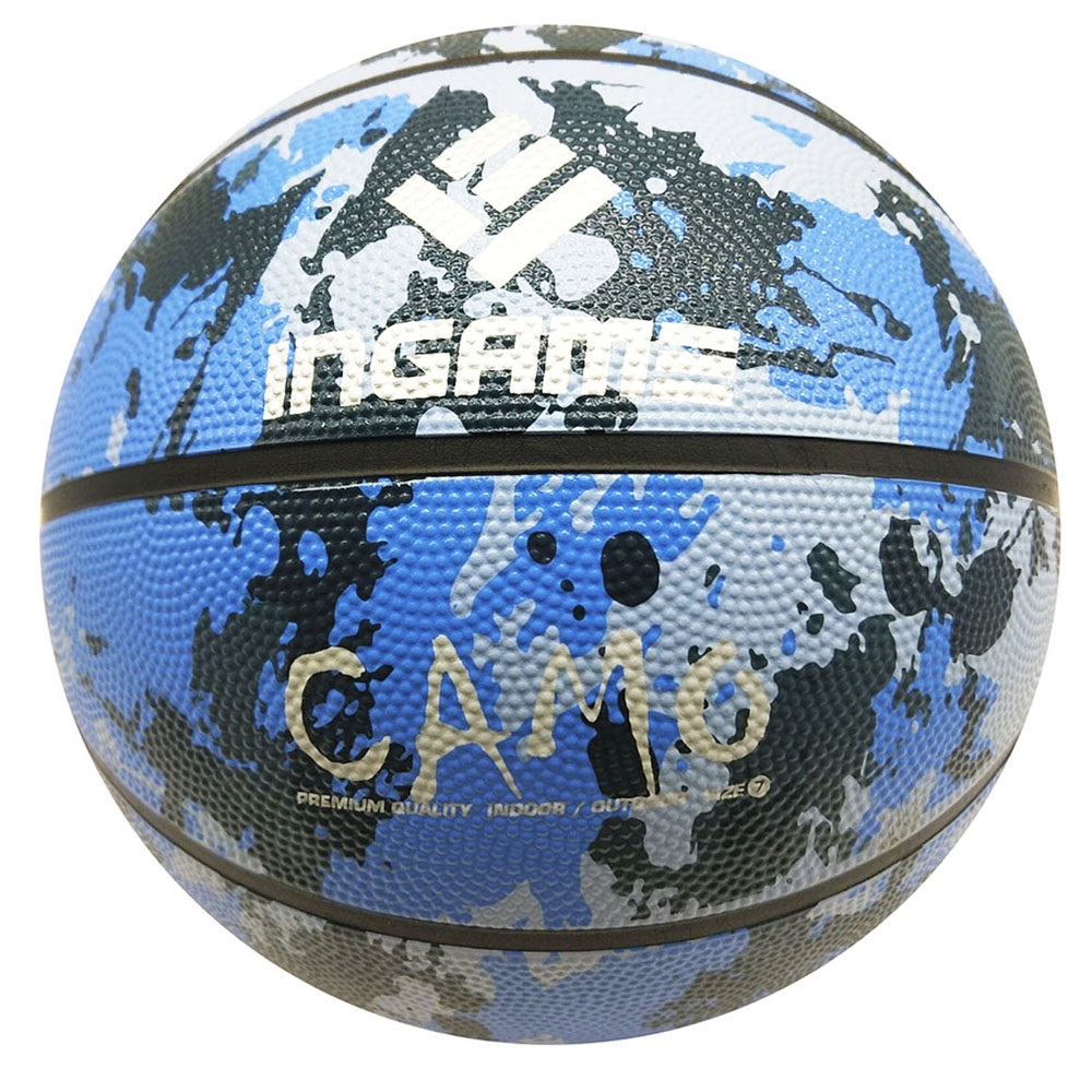 Мяч баскетбольный INGAME CAMO №7 синий