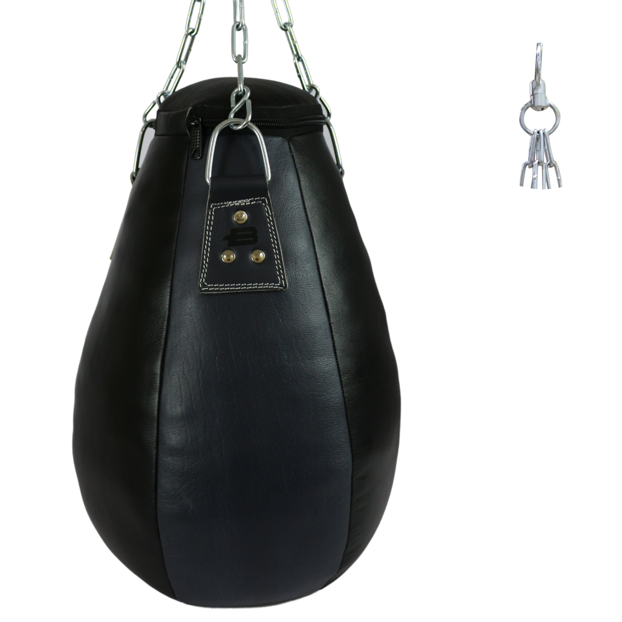 Груша боксерская BoyBo BP2001 кожа, серая